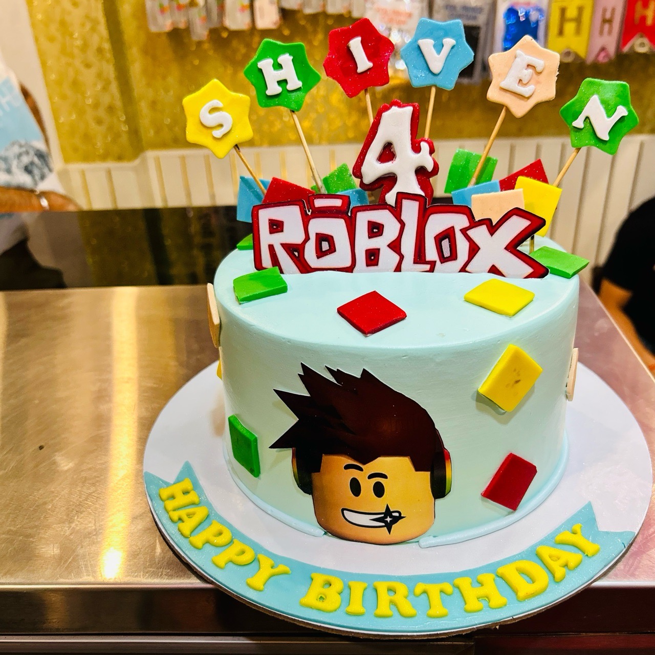 Roblox Themed Birthday Cake on one day prior order only