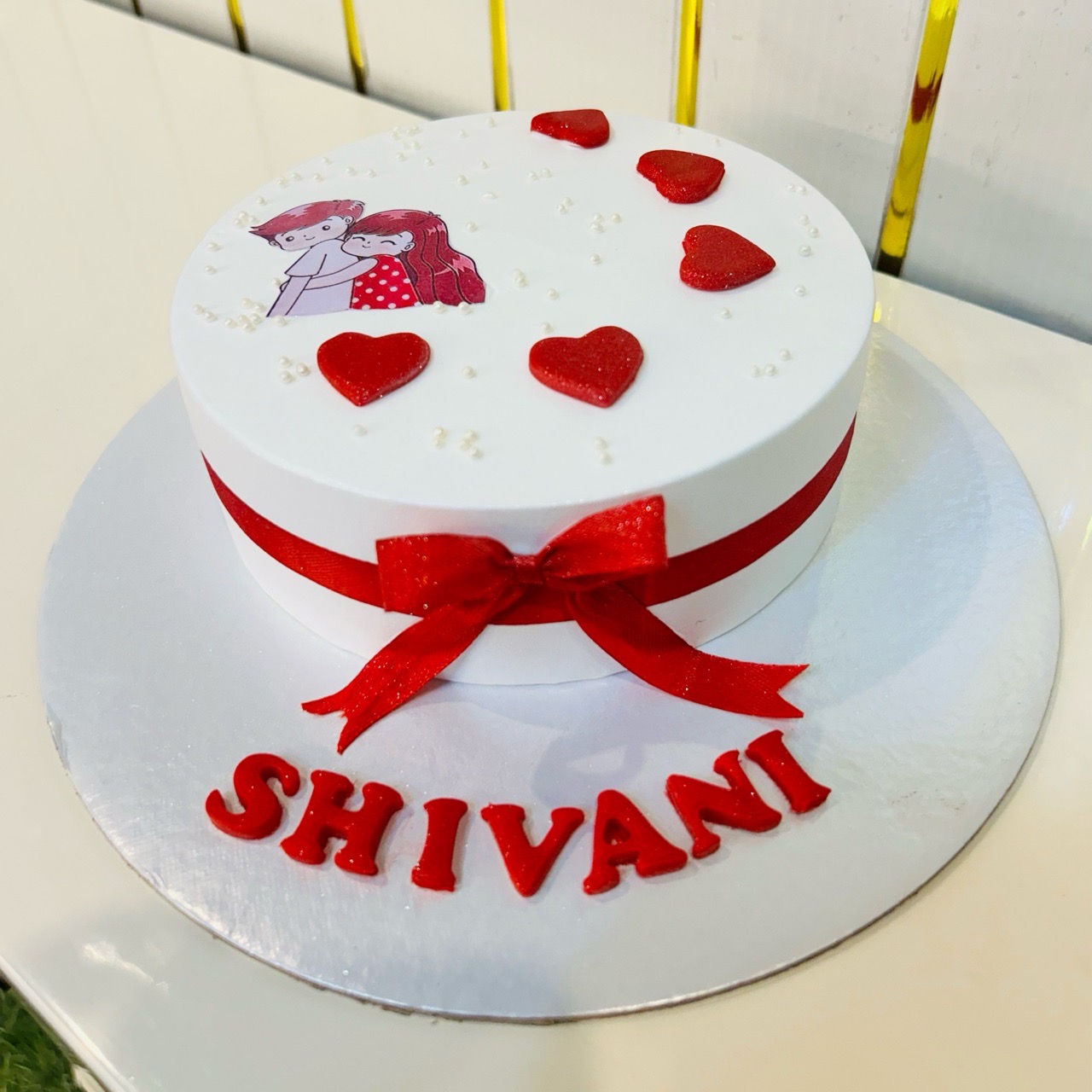 Custom Heart Cake half kg
