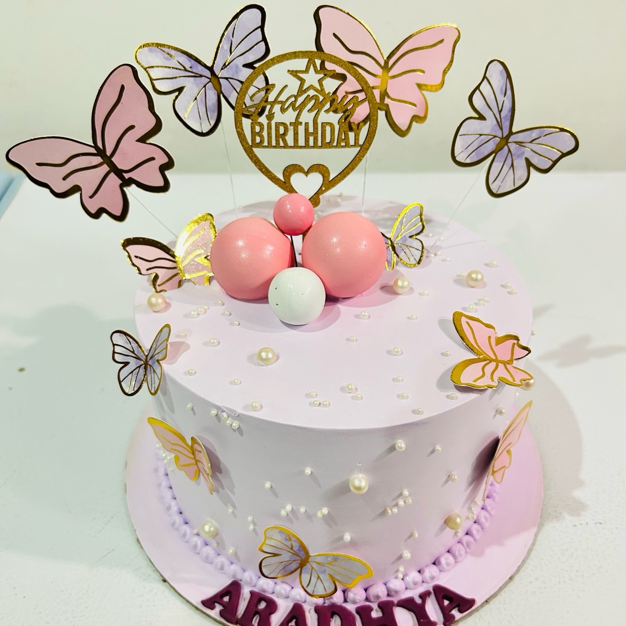 Butterfly Birthday Cake