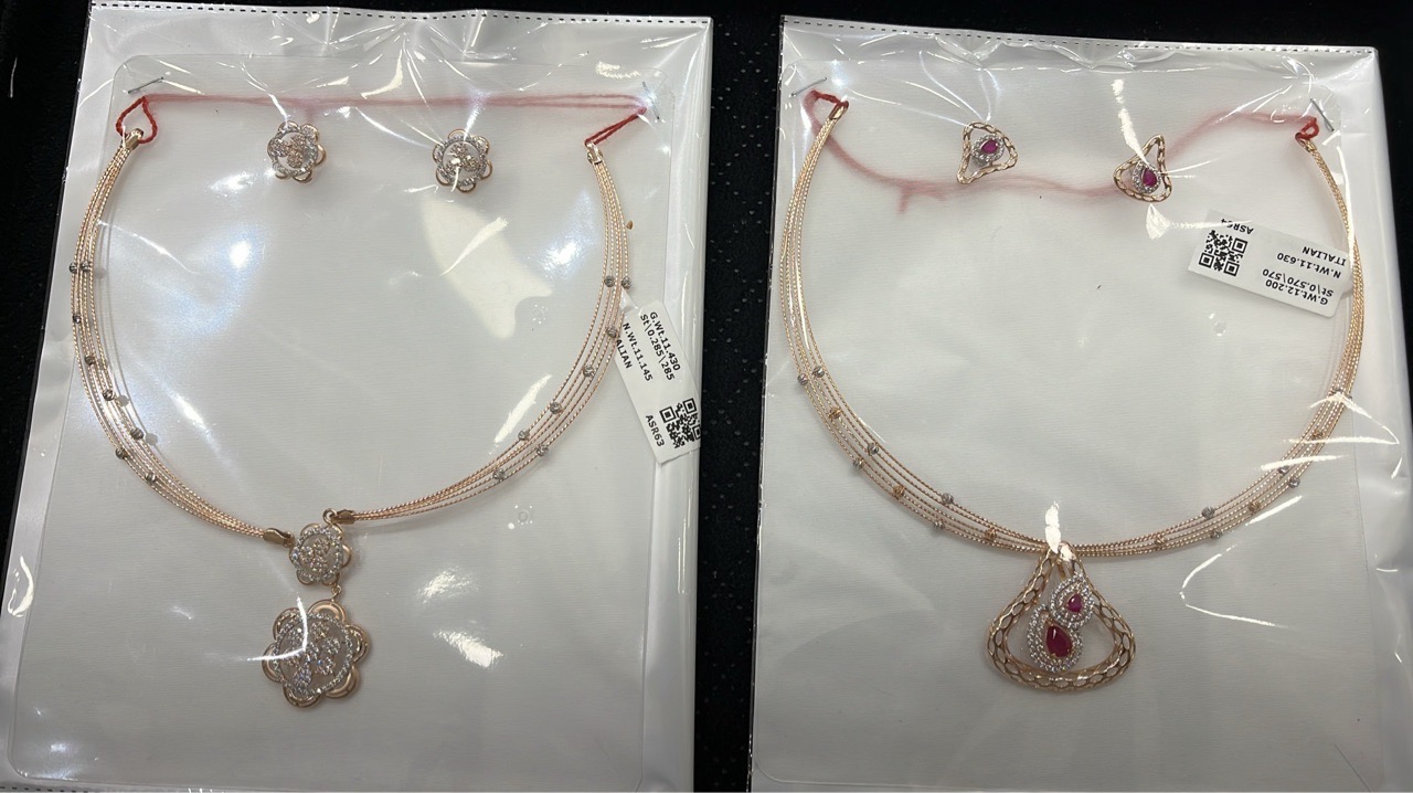 Light Weight Rose-gold Set (18k) view 2