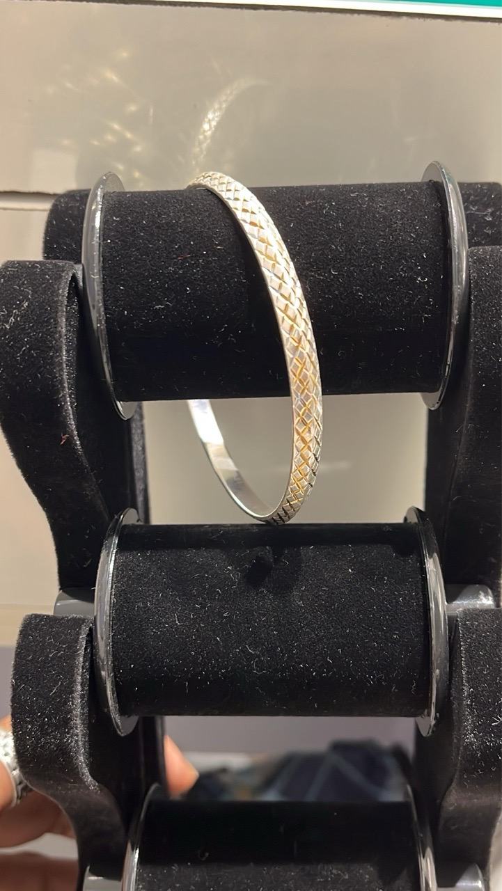 Silver Kada and Bangles view 3