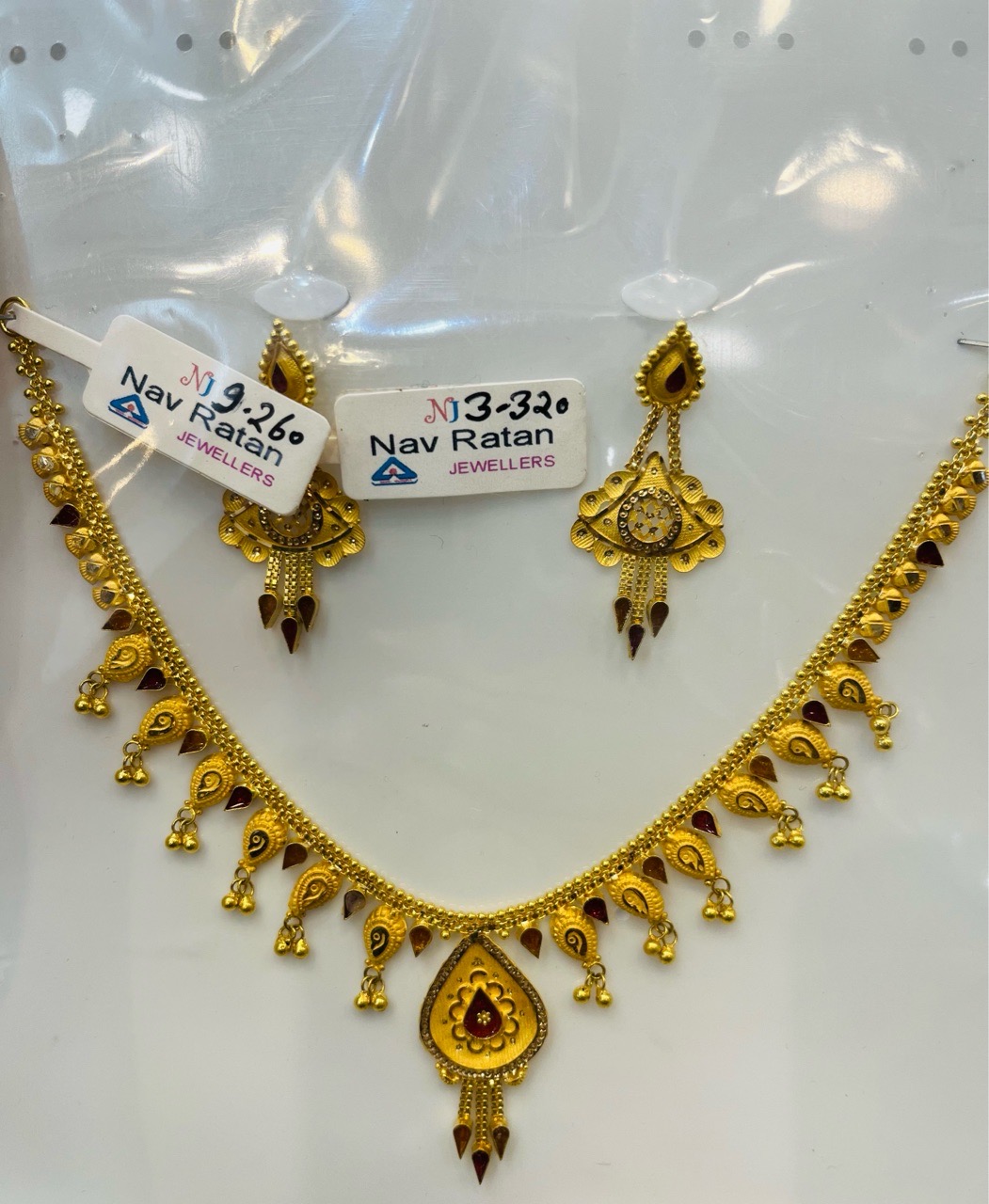 Light weight Necklace Set (18k)