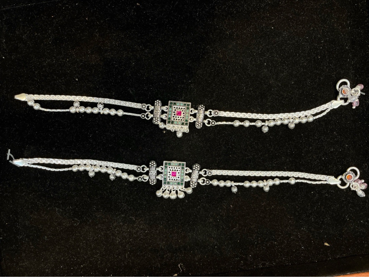 Silver Anklets