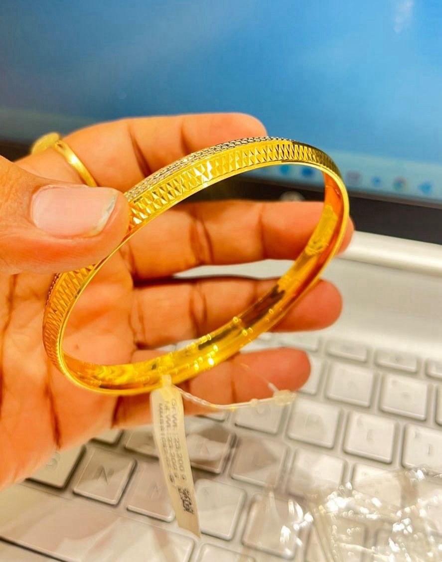 Gold Gents Kada view 2