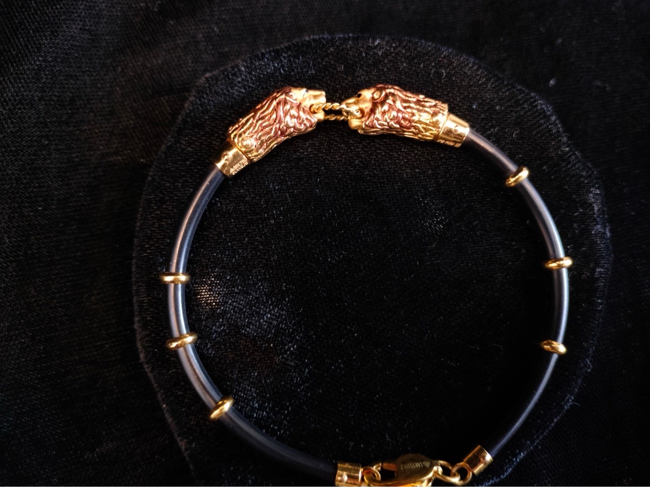 Lion Head Gold Bracelet
