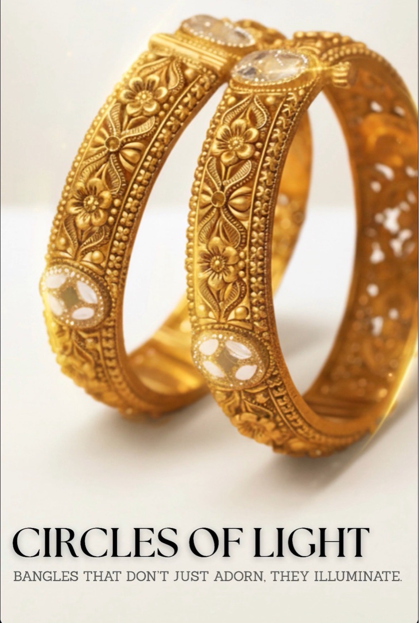 Circles of Light Bangles