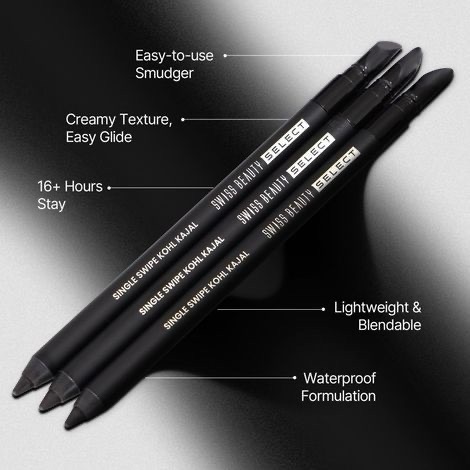 Swiss Beauty Select Single Swipe Kohl Kajal view 4