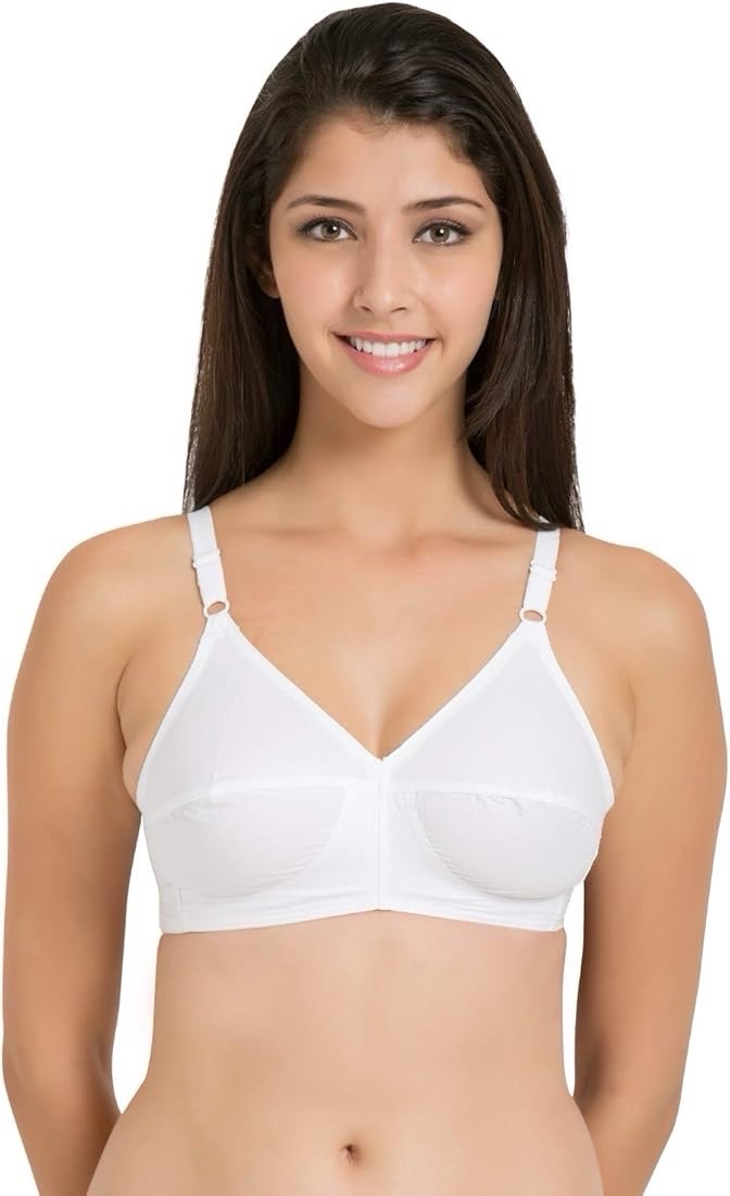 Souminie Perfect Fit Cotton Bra. SCT  COLOR WHITE view 3