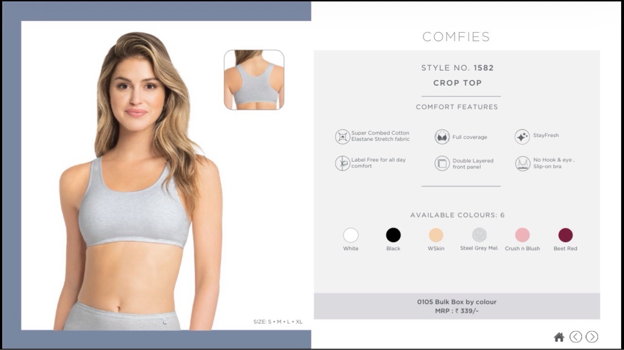 CROP TOP 1582 Sports Bra view 2