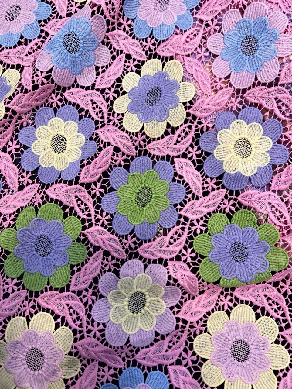 FACW8008 Embroidery Lace Fabric - Fabrik Affaire view 3