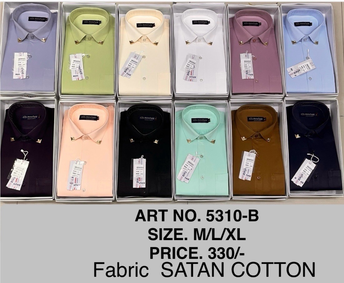 Satin Cotton Shirt Art No 5310-B