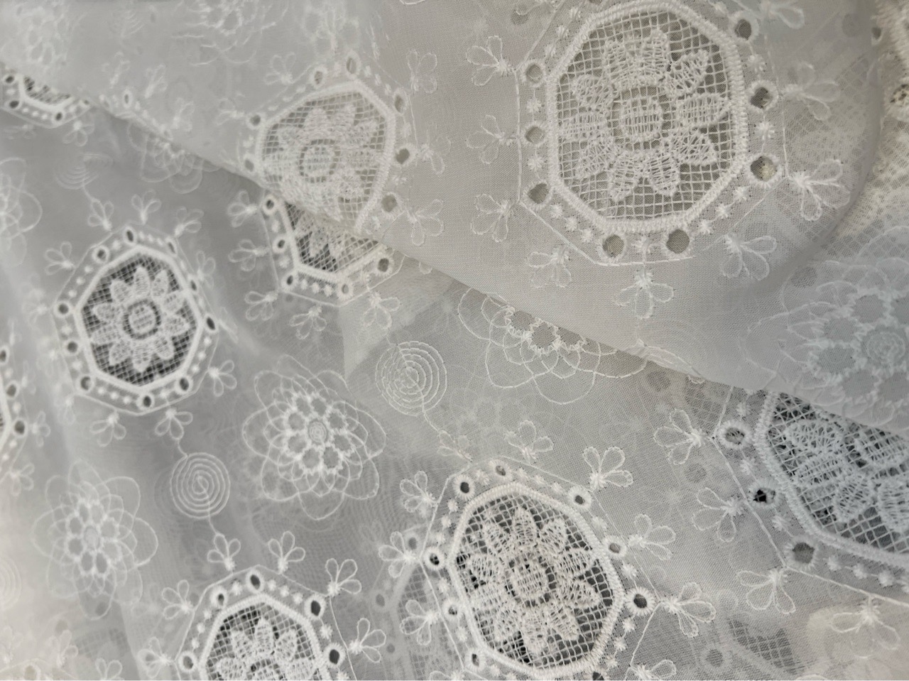 FACW8023 Cutwork White view 2