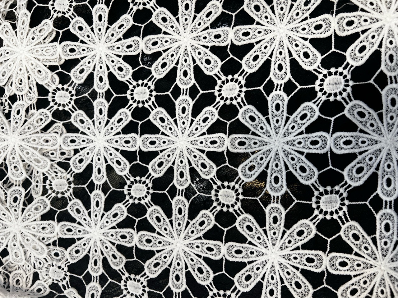 FAGPO105 Guipure Lace Fabric view 2