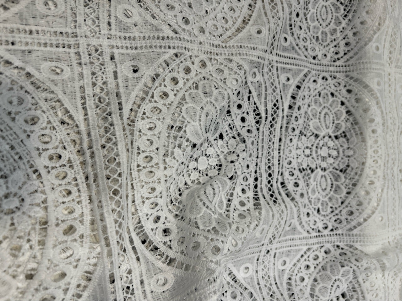 FAGPO117 Guipure Lace Fabric view 2