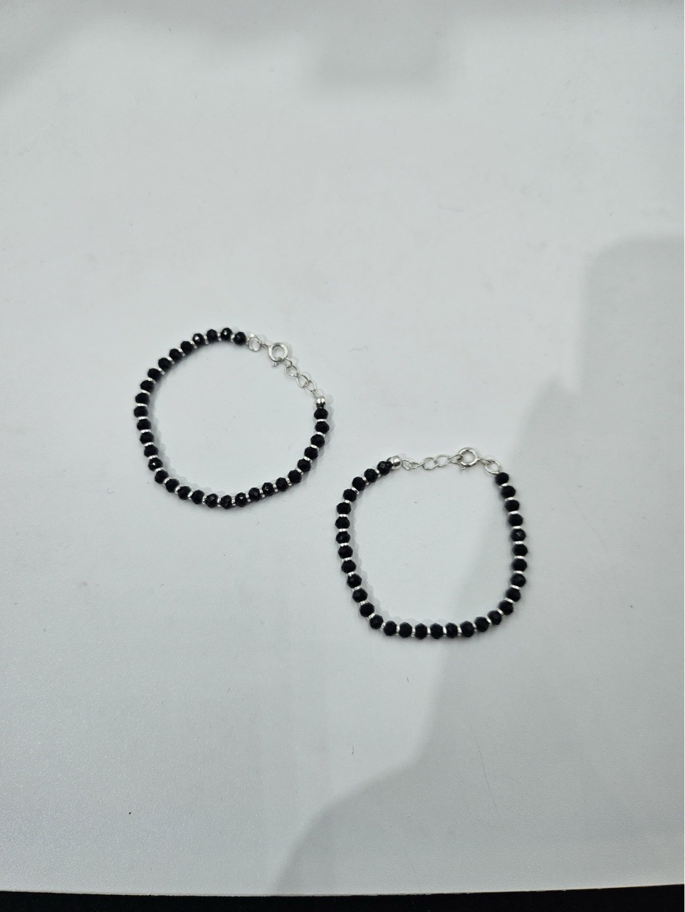 Black Beaded Anklets / Bracelets view 2