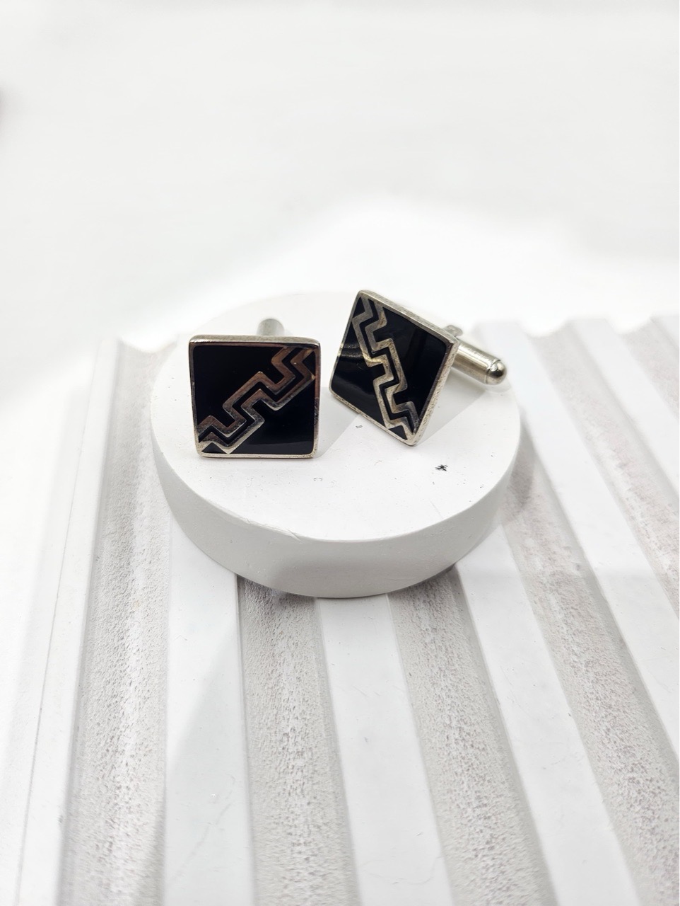 Stylish Silver Cufflinks