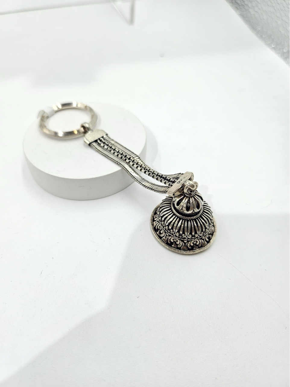 Traditional Silver Waist Keychain- Rishtey