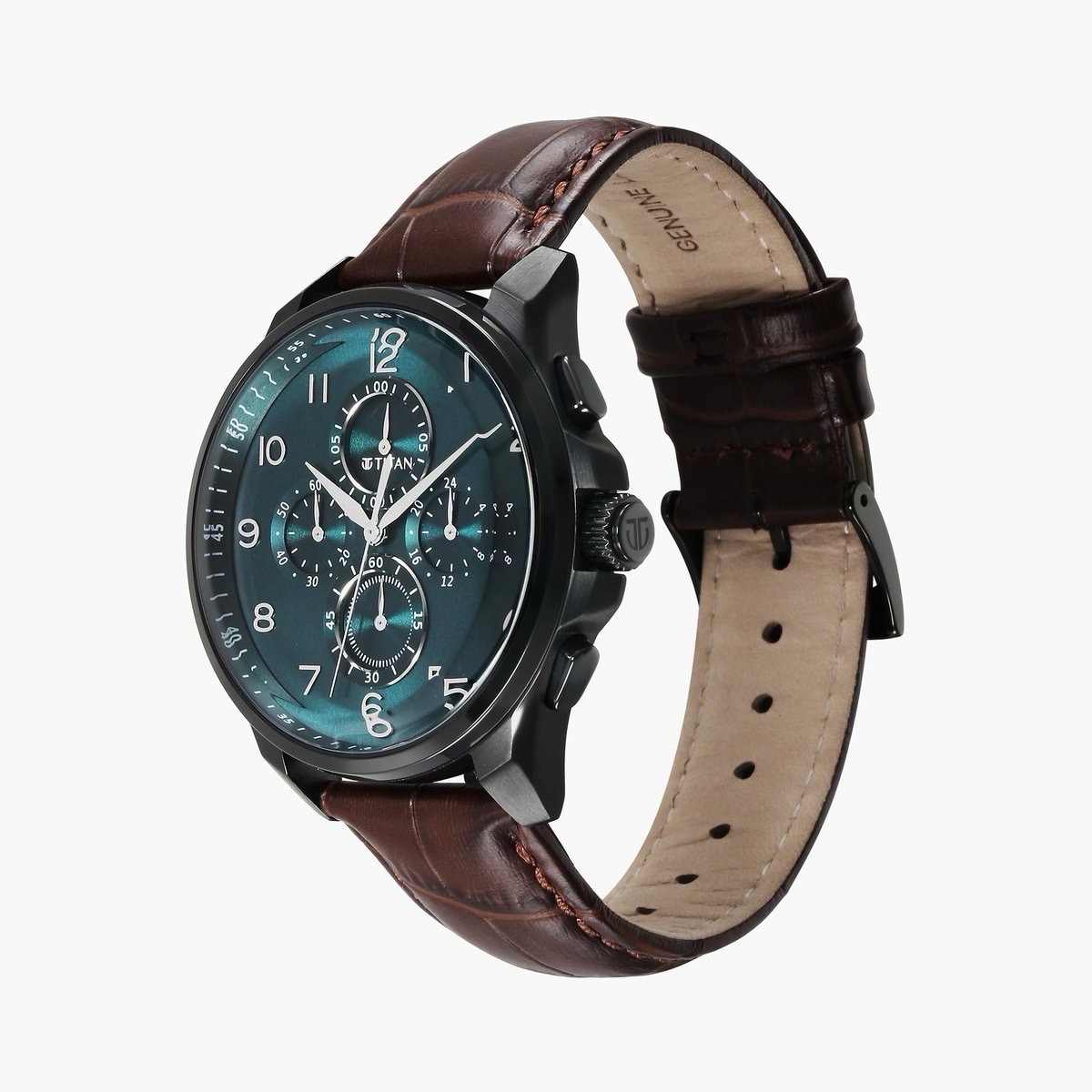 Titan Chronograph Watch NT90169NL01 view 3