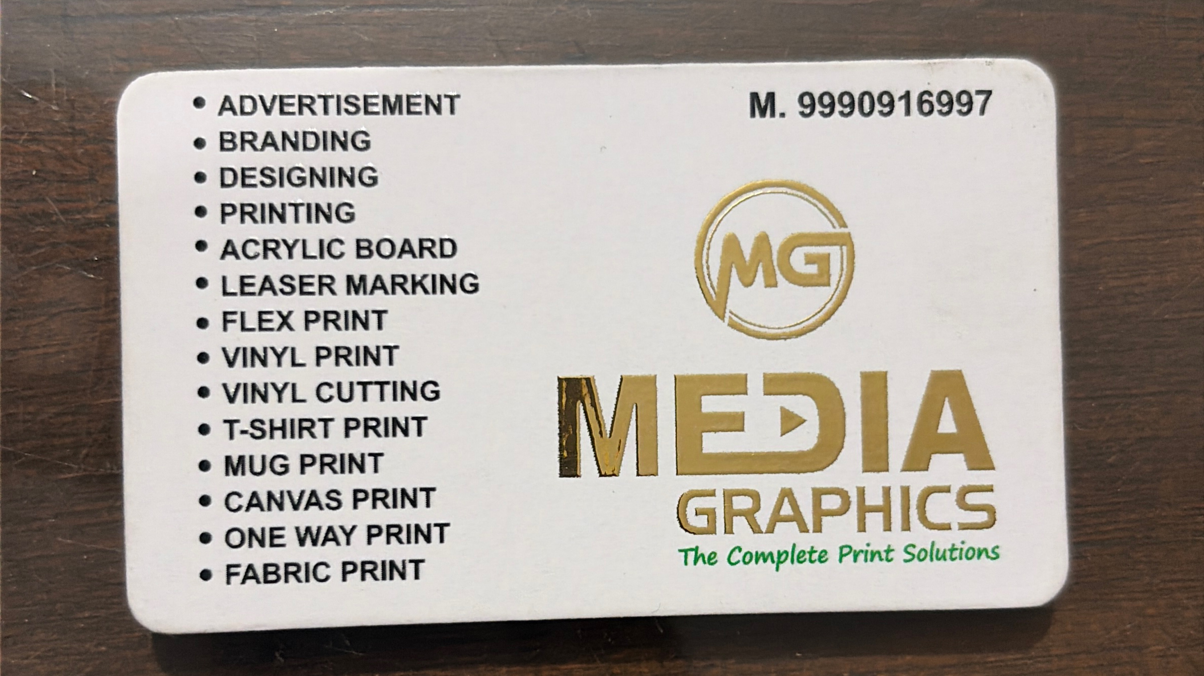 Media Graphics Business Card view 2