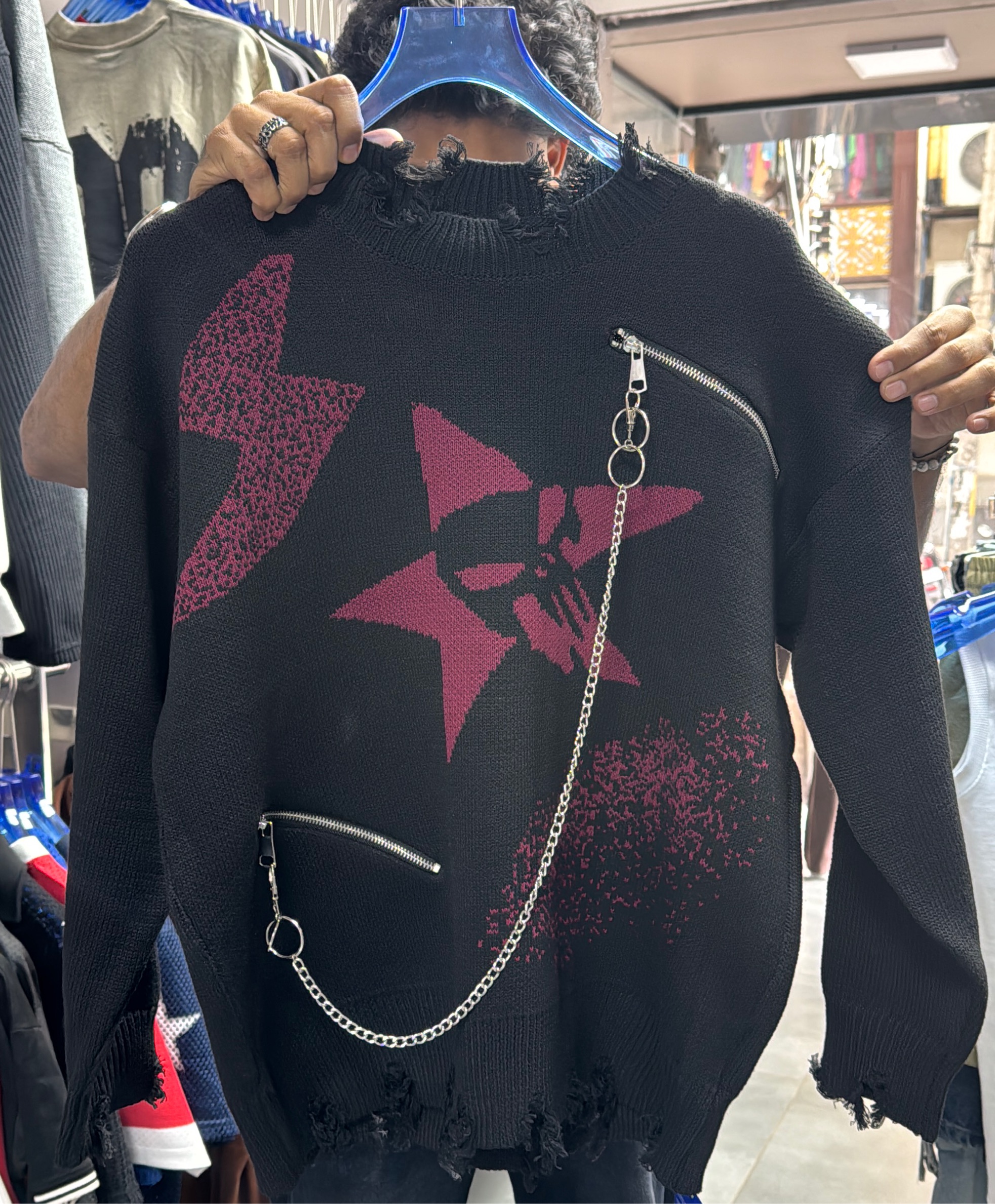Edgy Star Sweater view 2