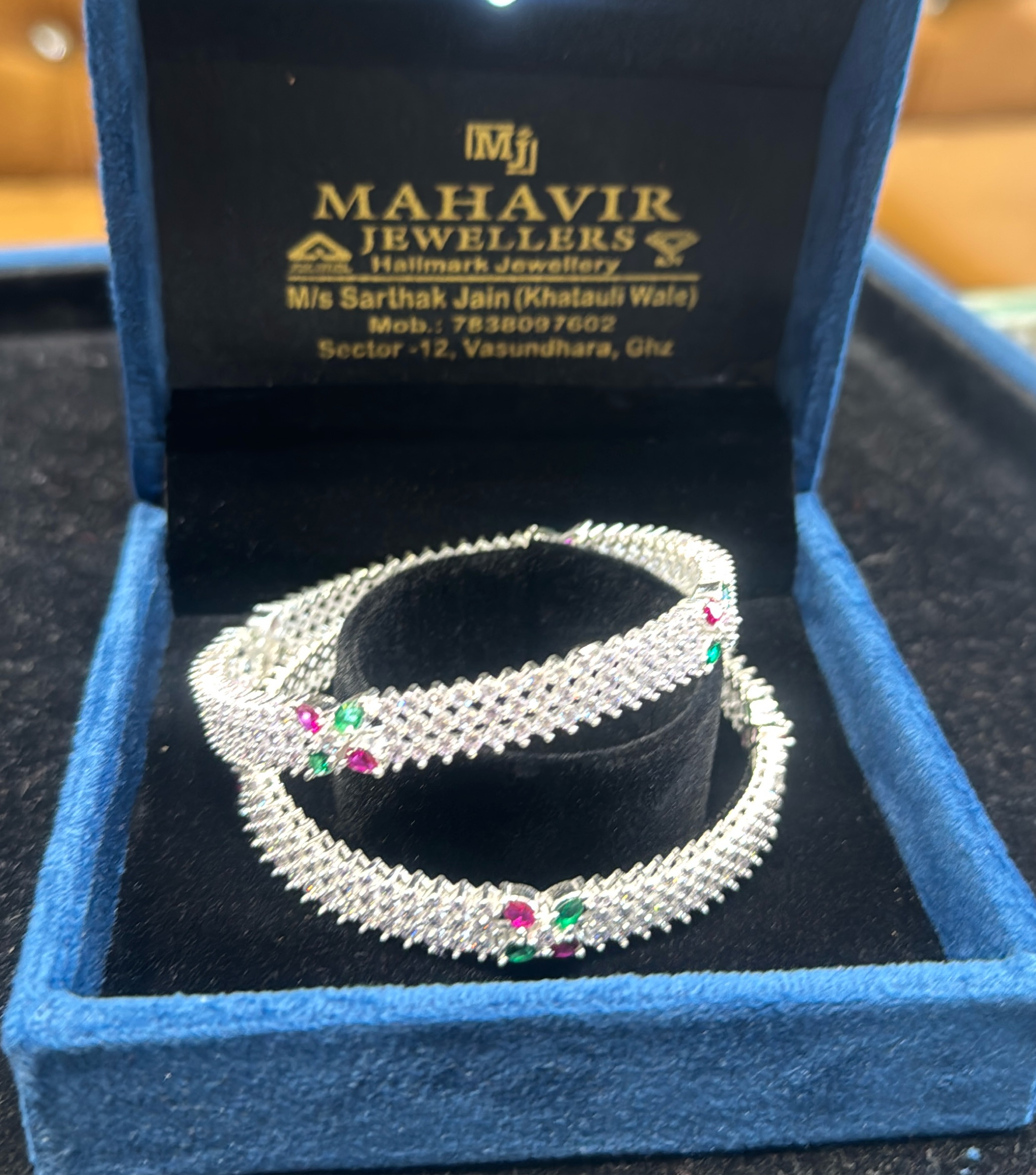 Exclusive Premium Silver Bangles By Mahavir Jewellers view 2