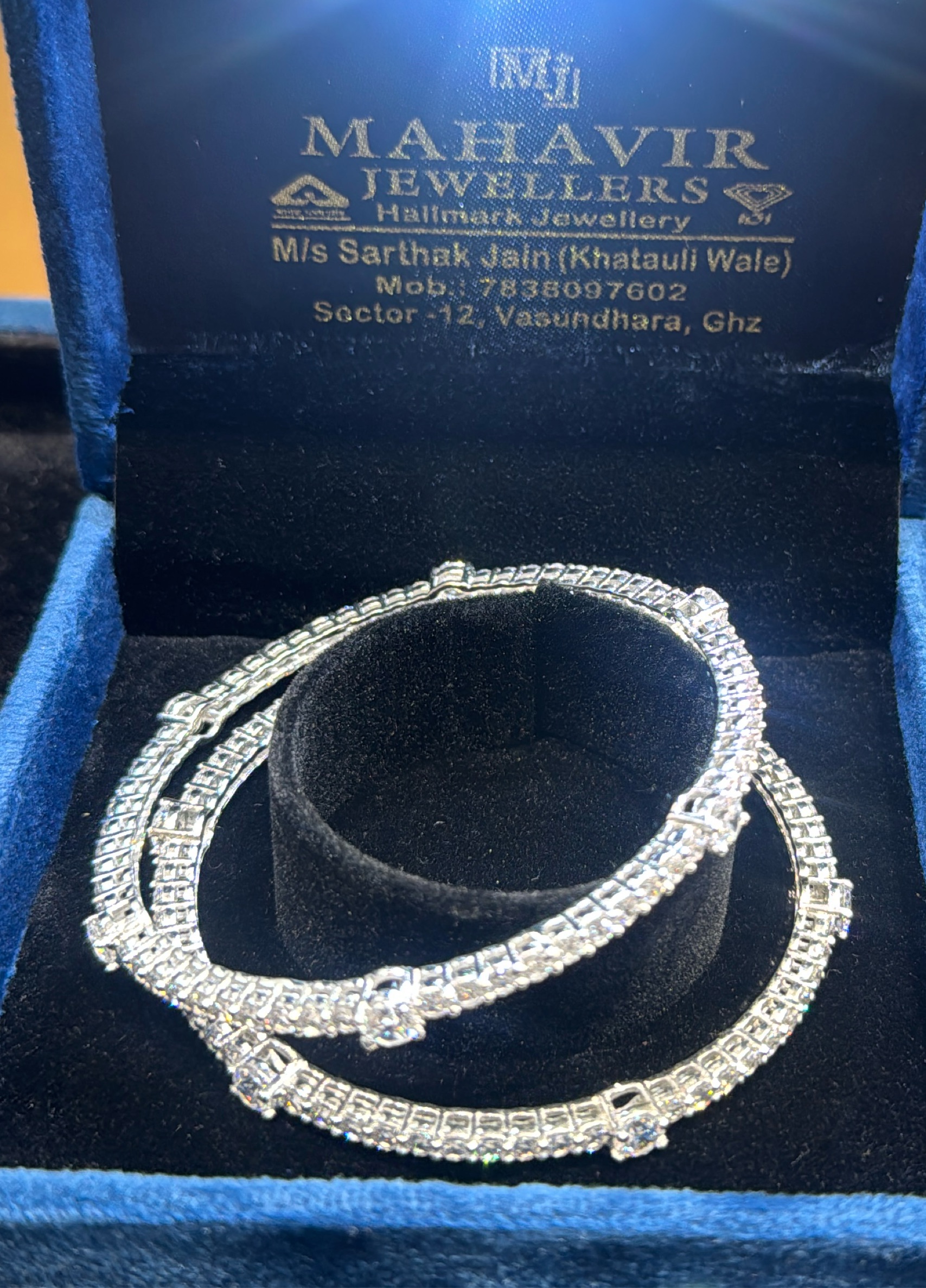 Premium 92.5 Silver Bangles view 3