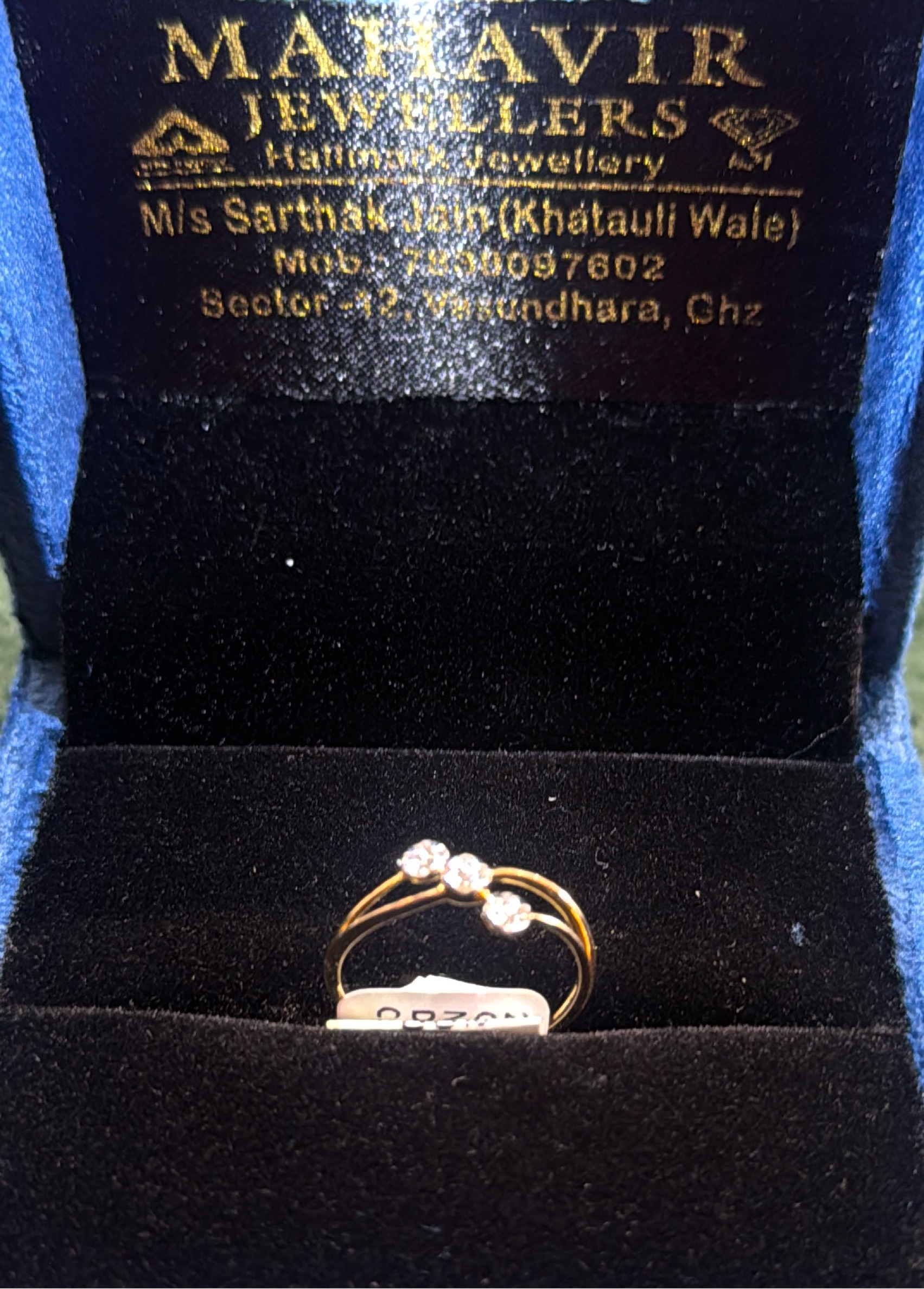 Ladies 14kt Natural Diamond Gold Ring view 3