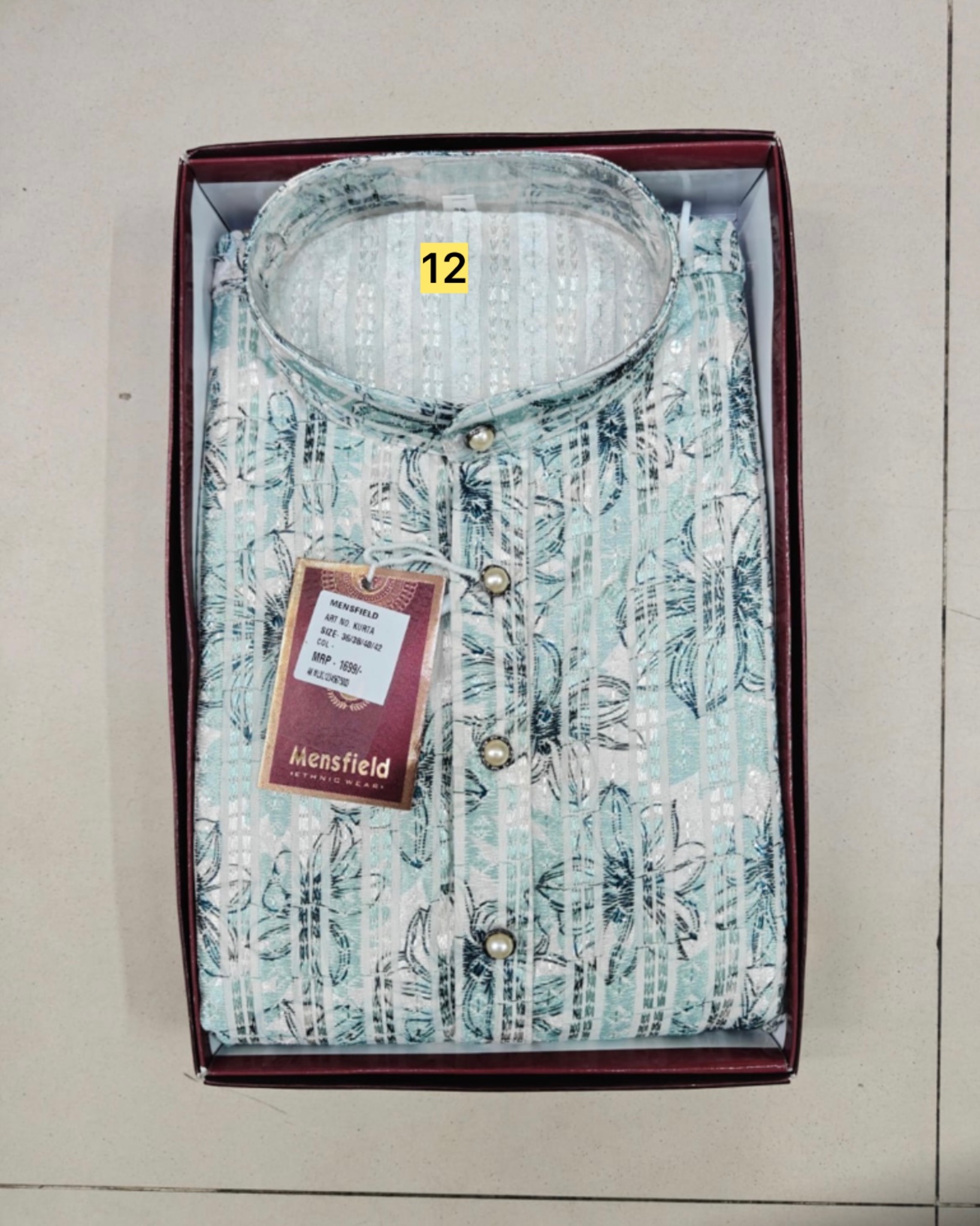 Mensfield Ethnic Kurta PRINT-12 view 2