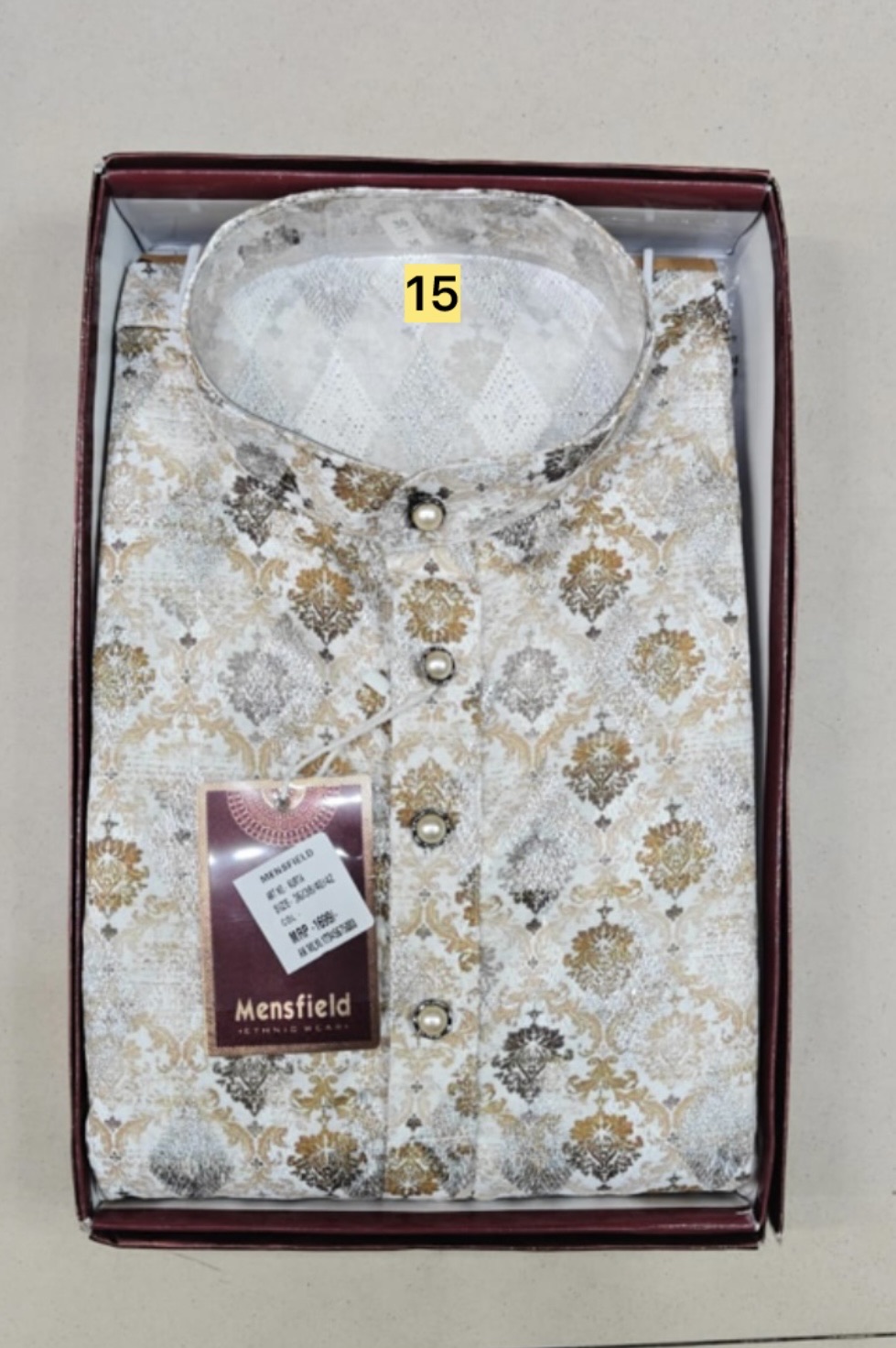 Mensfield Ethnic Wear  Kurta PRINT-15 view 2