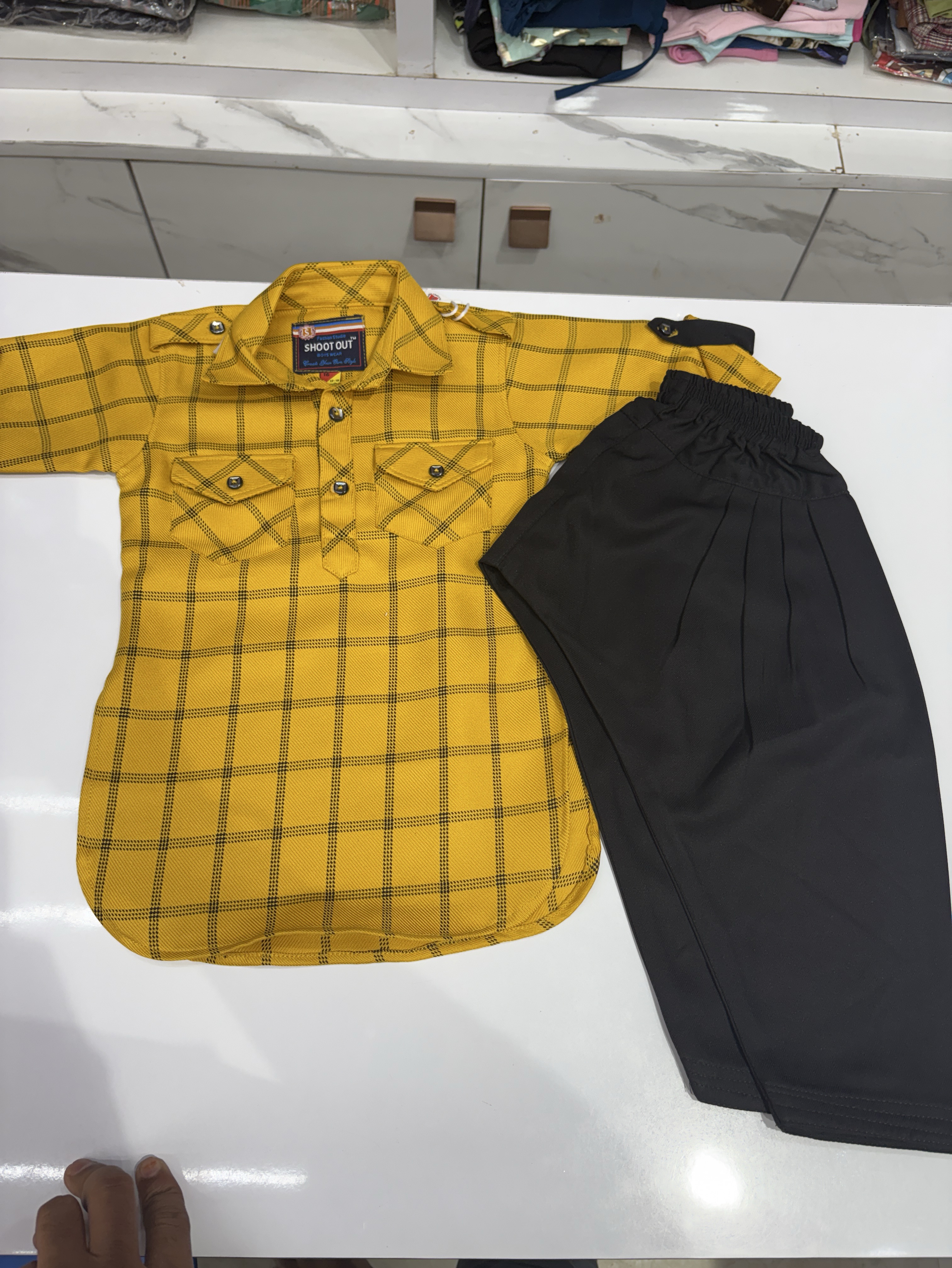 Shoot Out Boys Shirt and Pant Set view 2