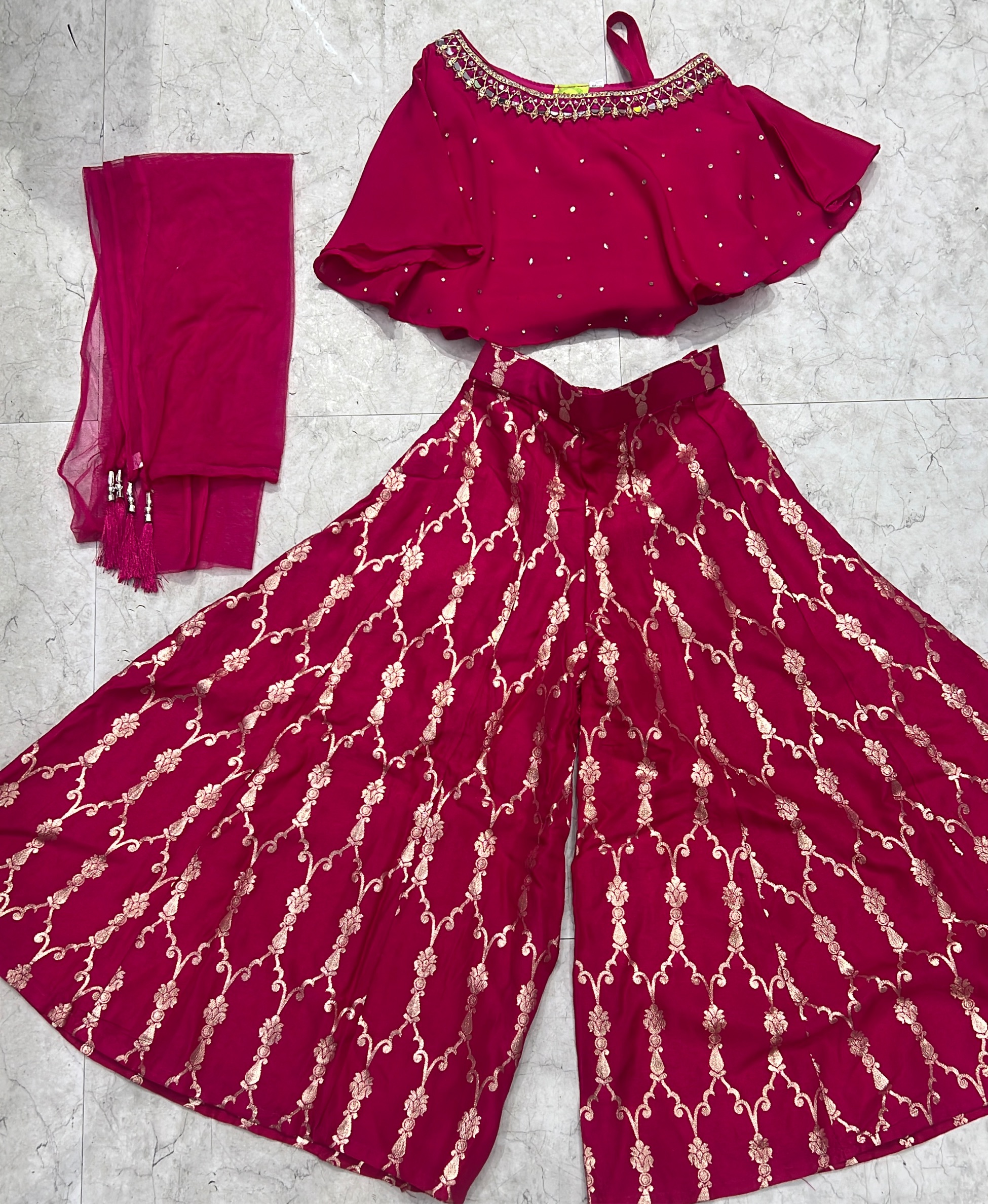 Pink Ethnic Outfit view 2