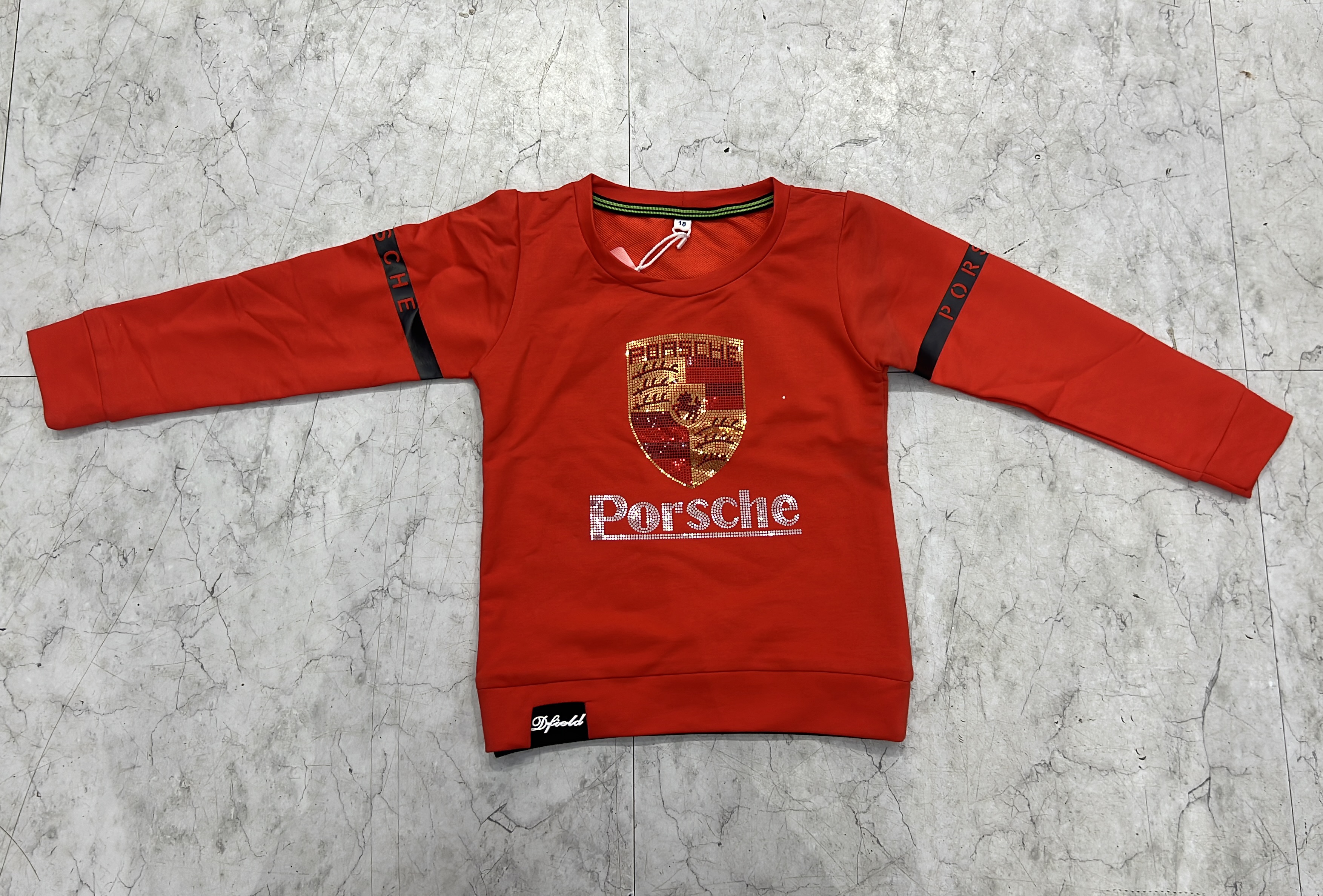 Porsche Red Sweatshirt view 2