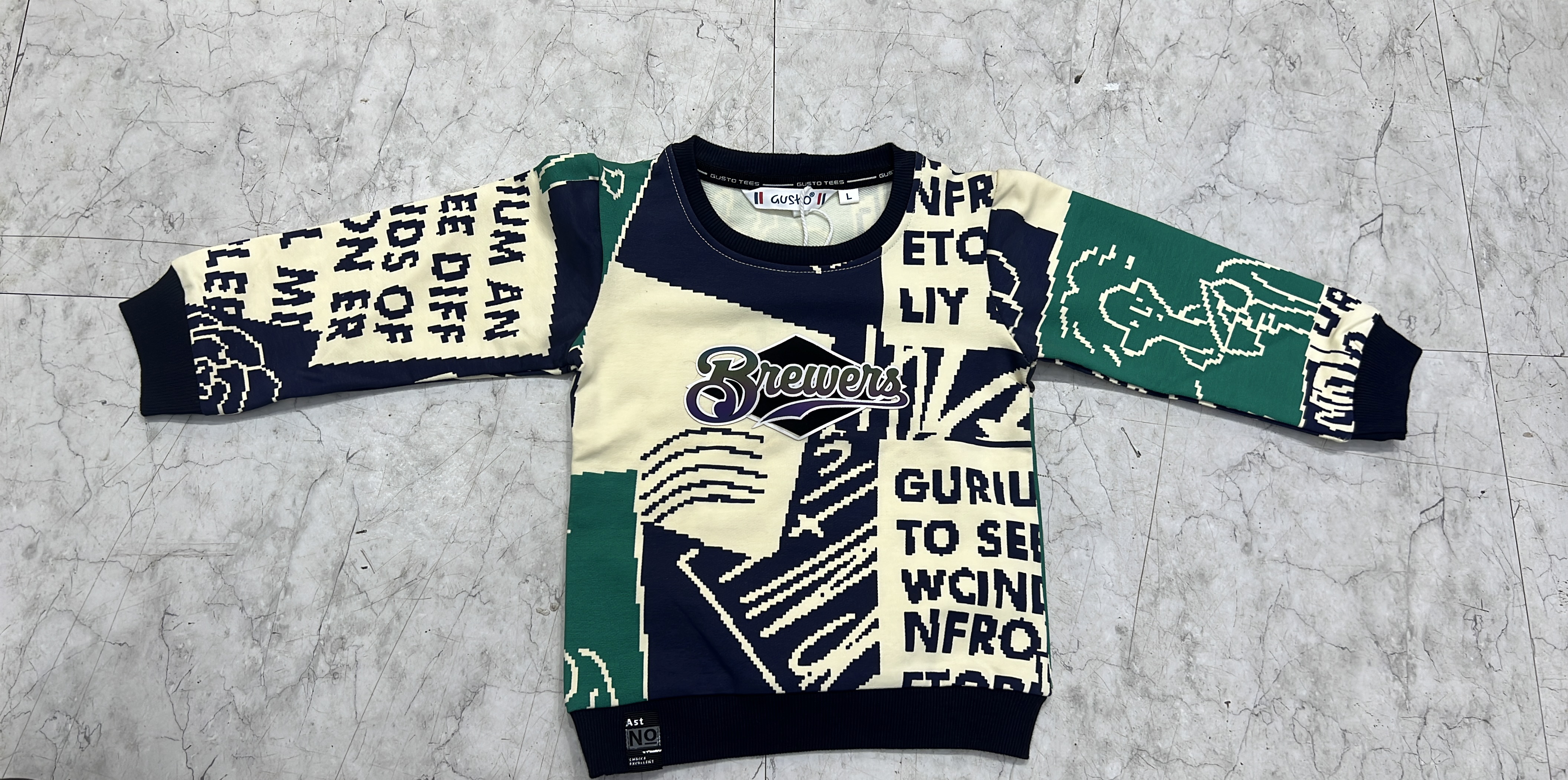Gusto Tee Brewers Sweatshirt view 2