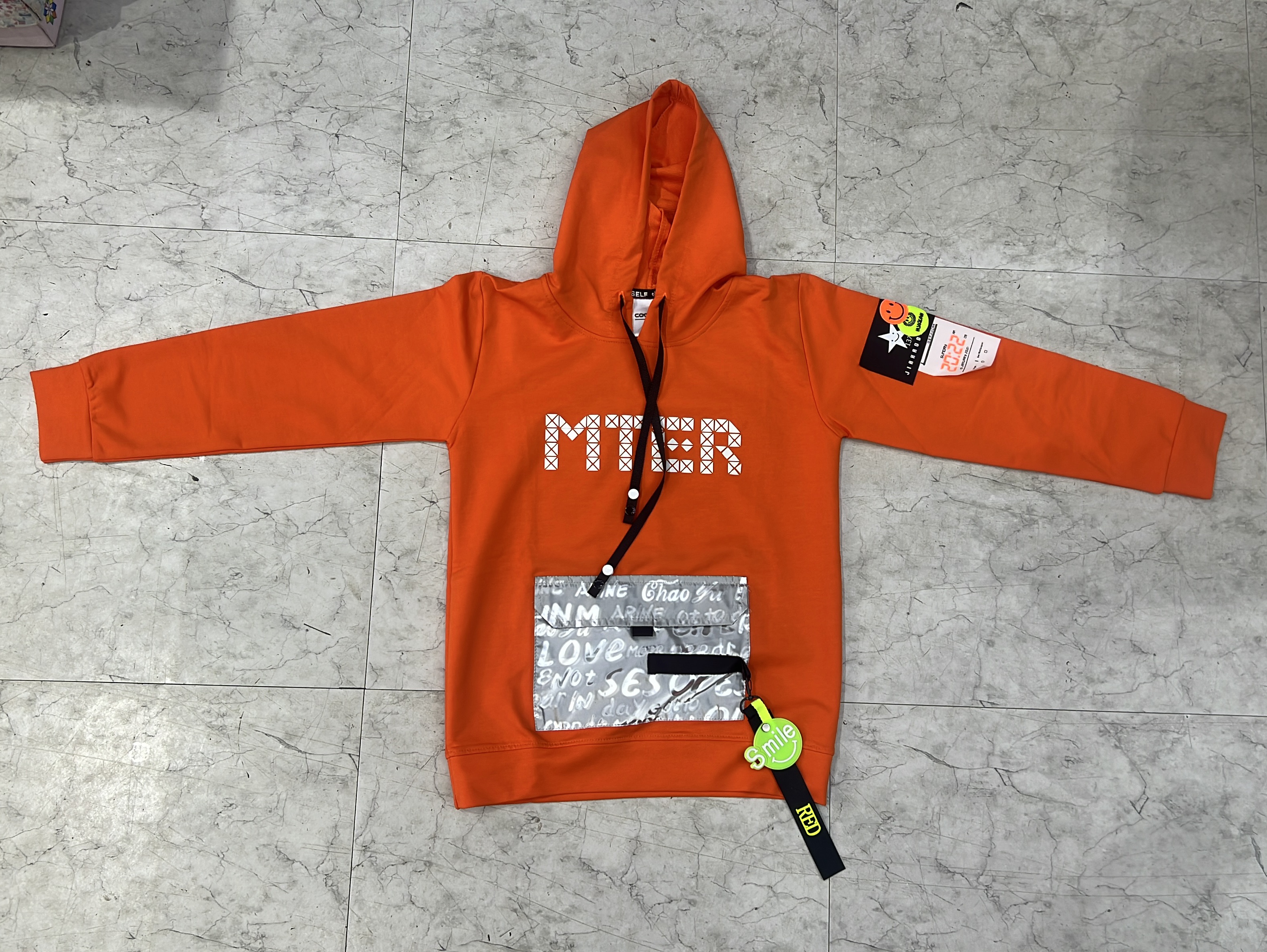 MTR Orange Hoodie view 2