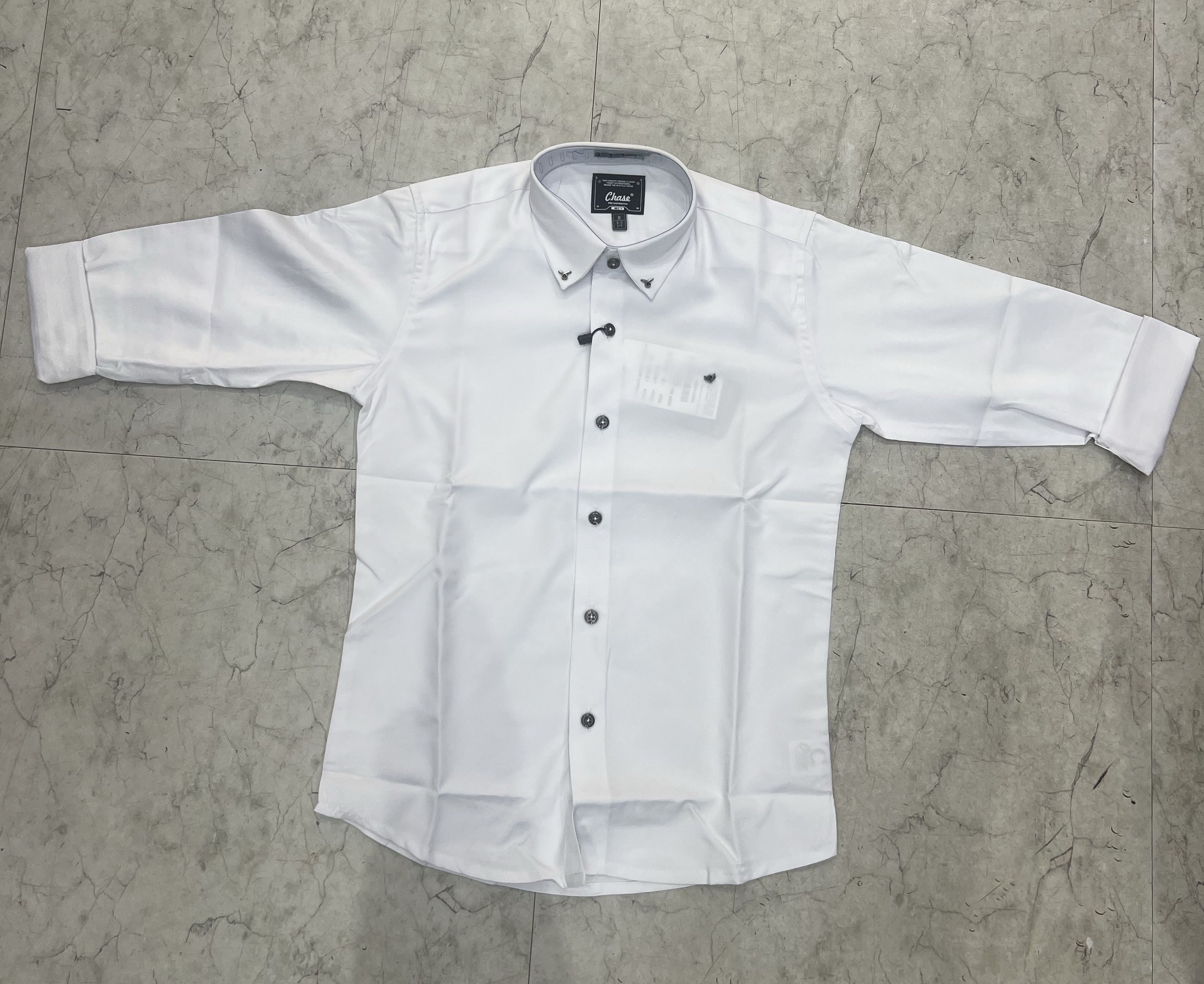 Omar Boys White Shirt view 2