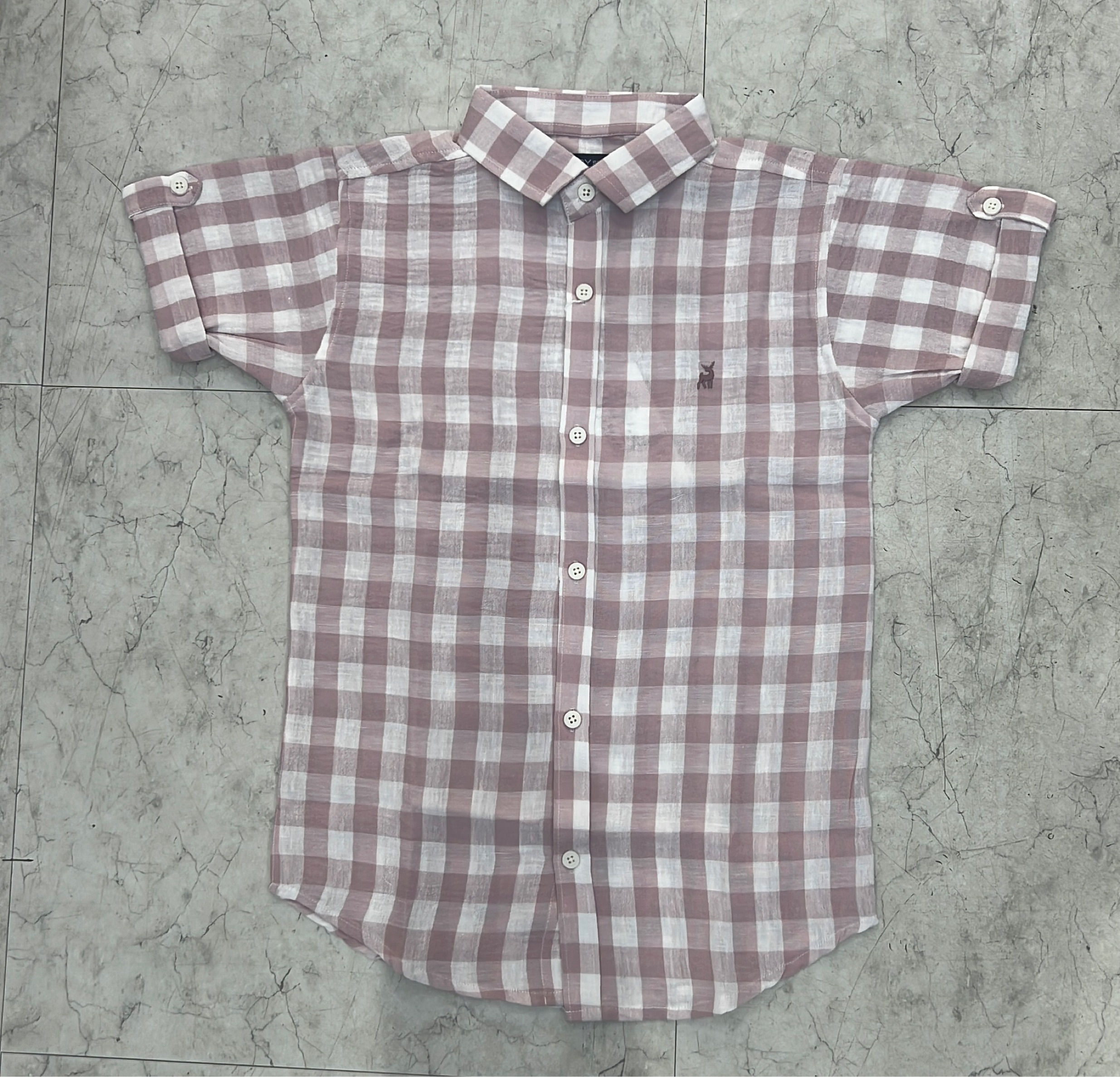 Checkered Boys Shir view 2