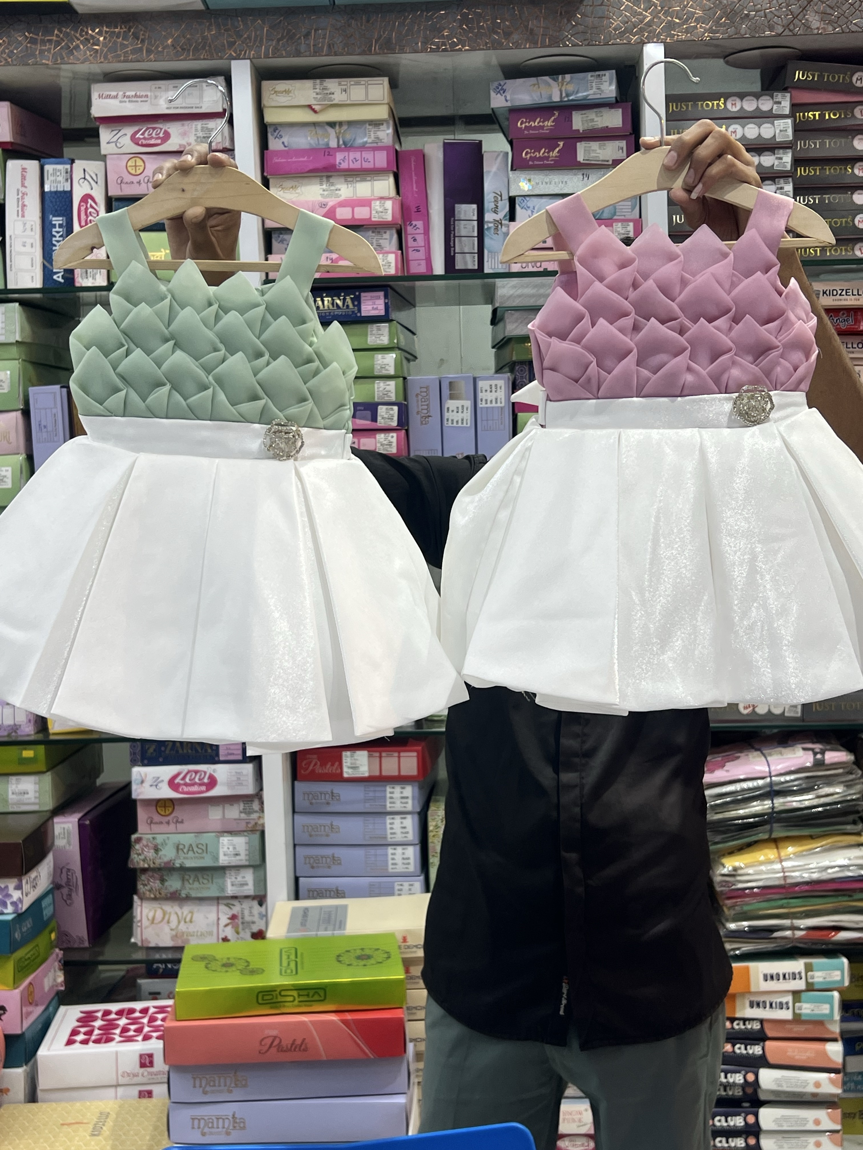 Floral Embellished Girls Party Dress view 2