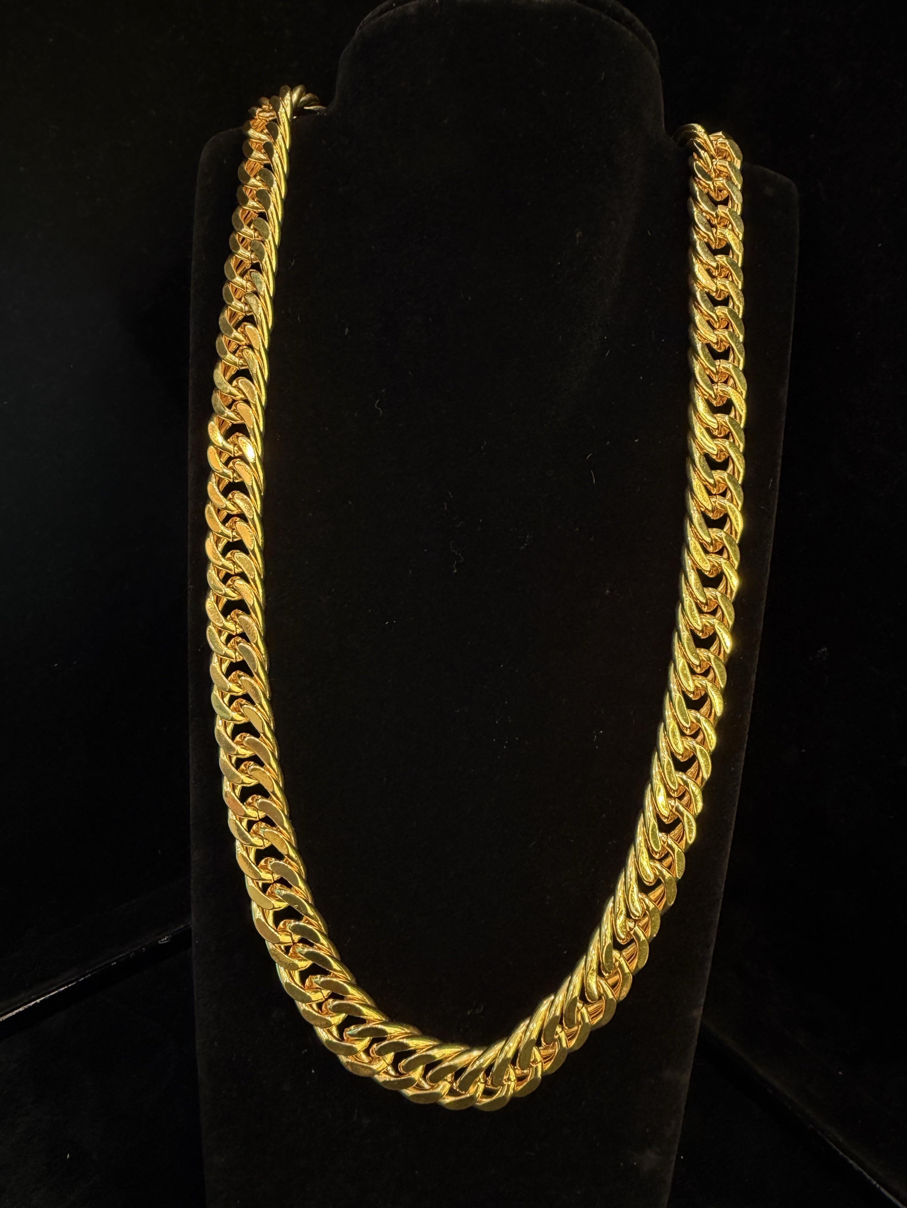 Gold Cuban Chain view 2