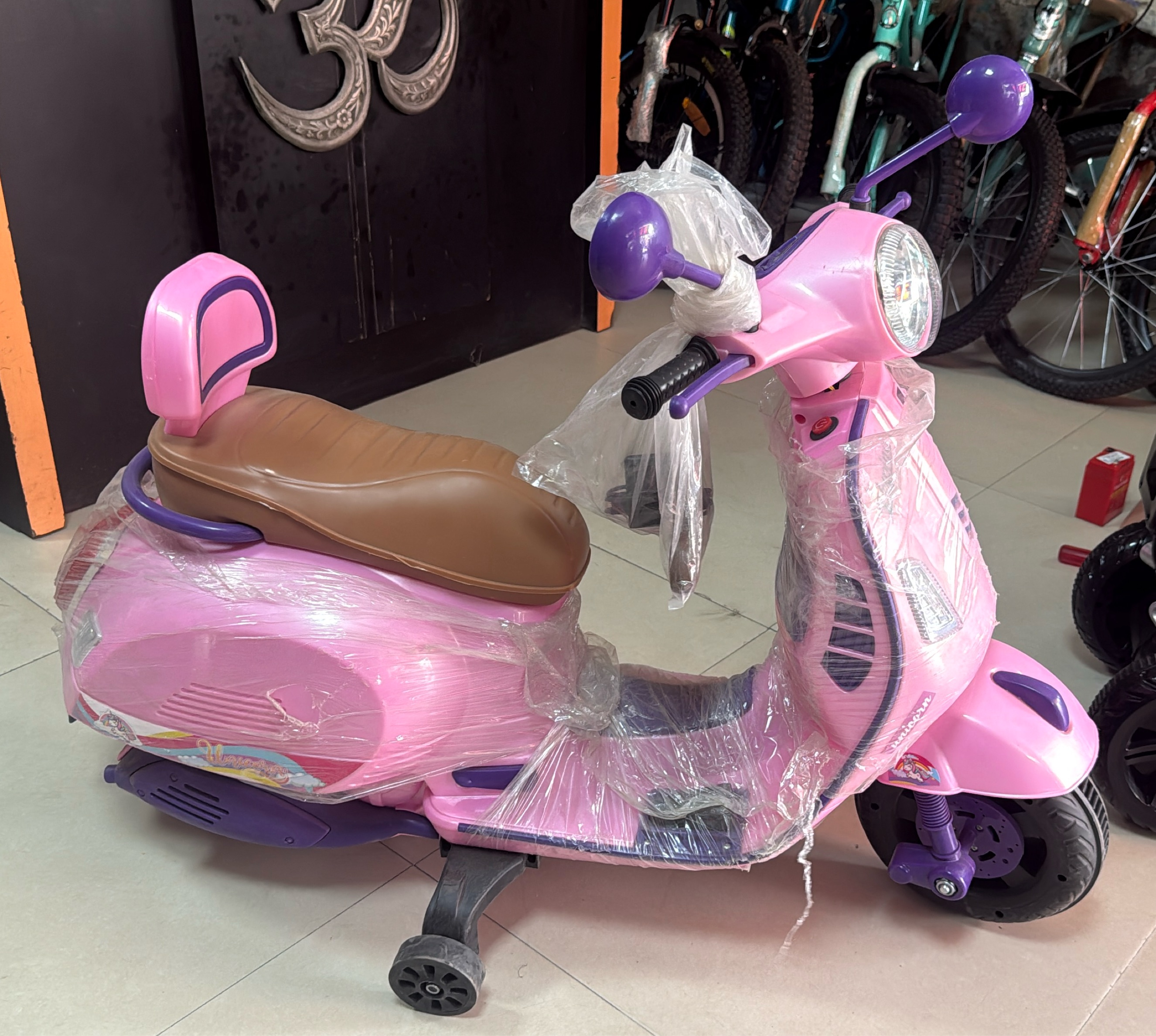 Kids Vespa-Style Ride-On Scooter view 2