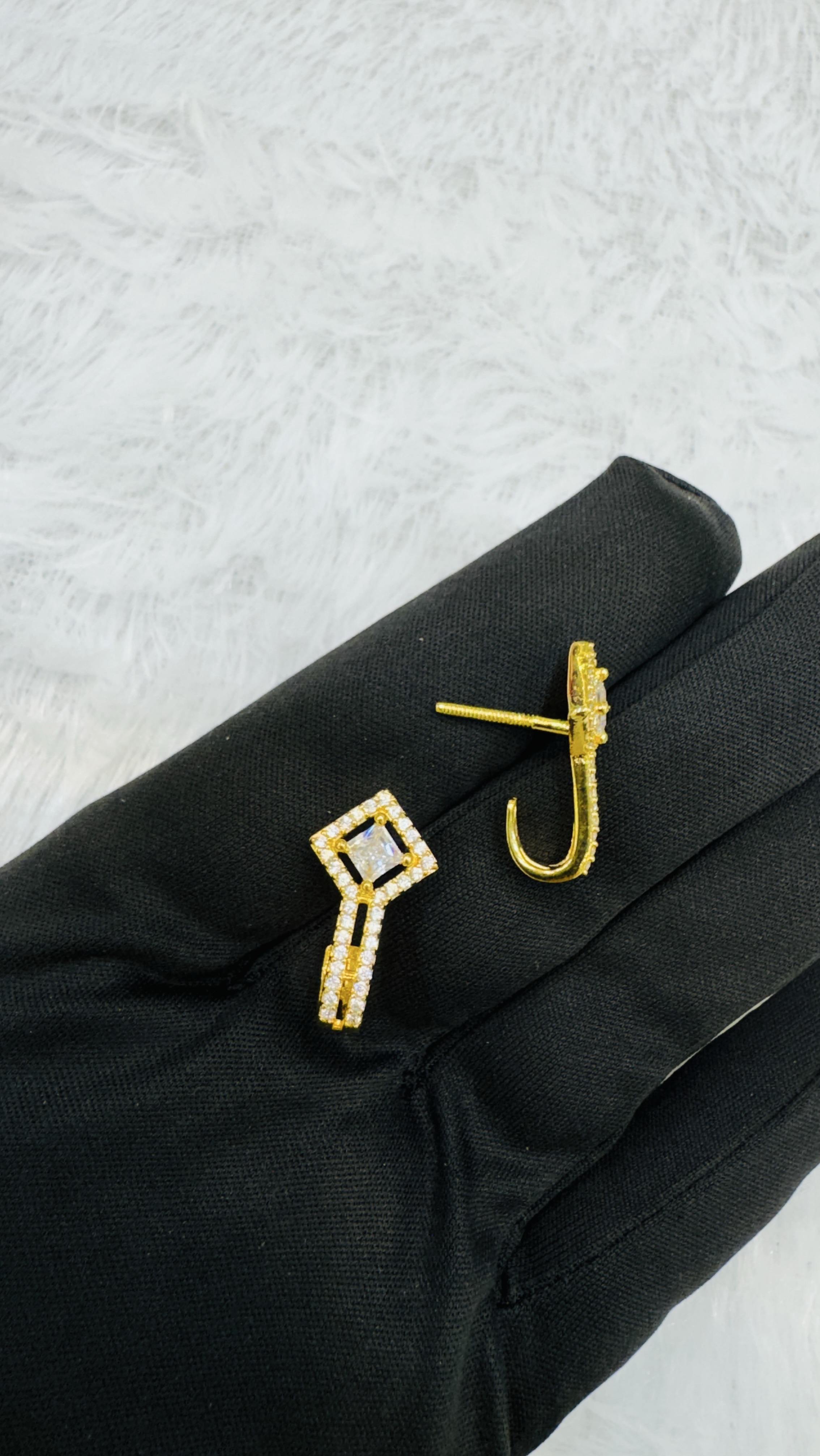 Elegant Gold-Plated Bali Style Earrings view 2