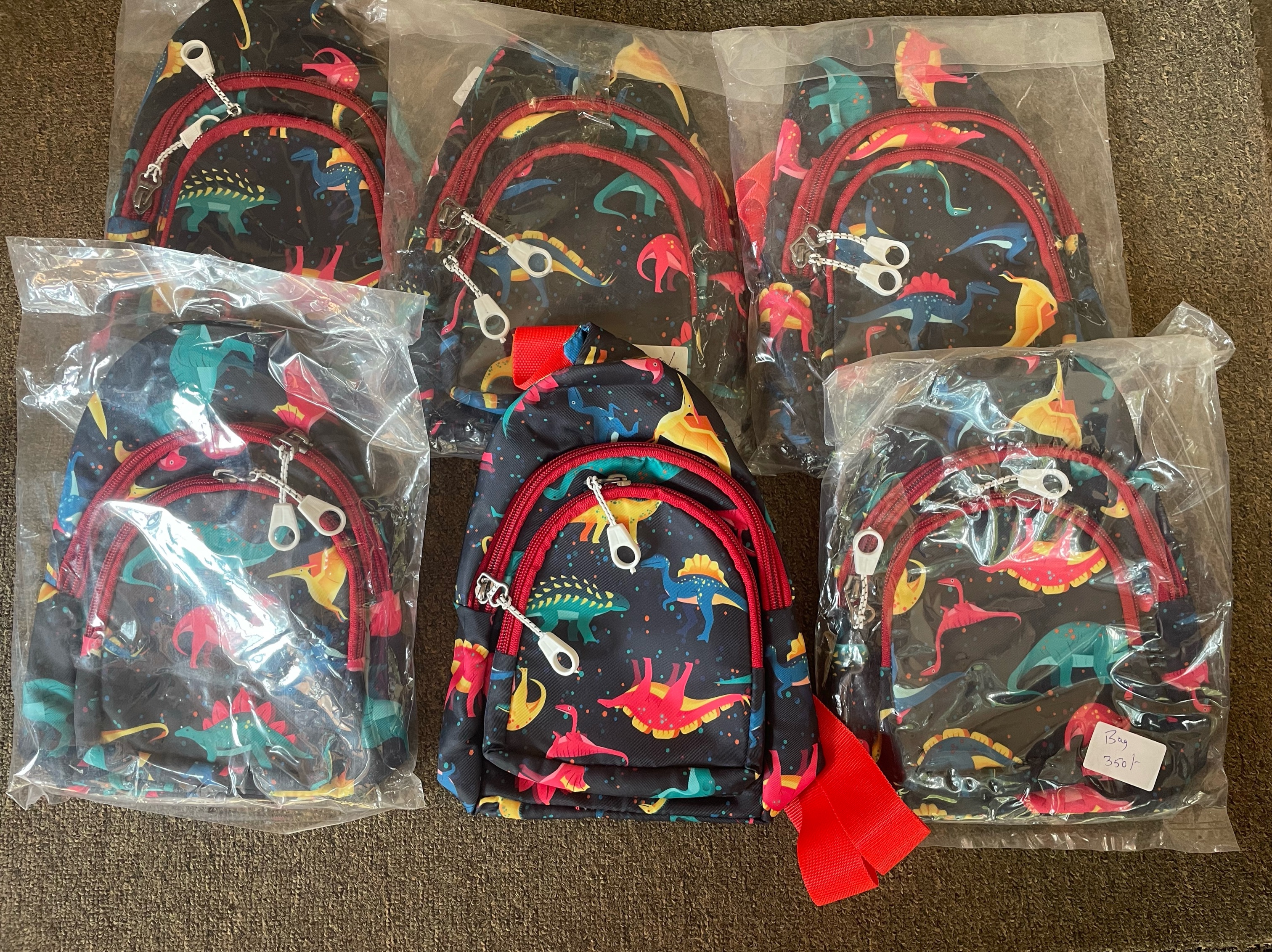 Dinosaur Kids Backpack (set 6 ) view 2