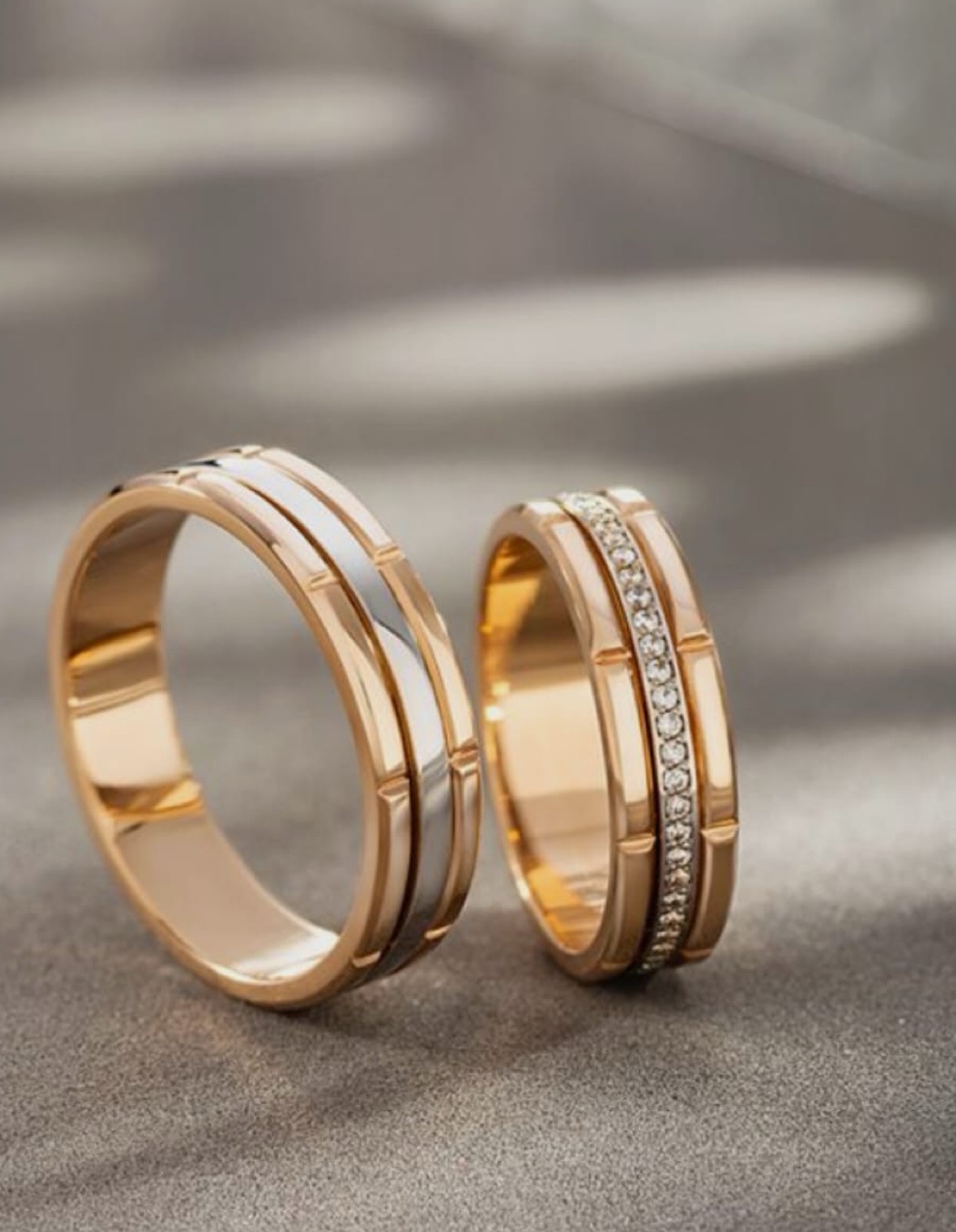 Engagement Couples Rings view 2