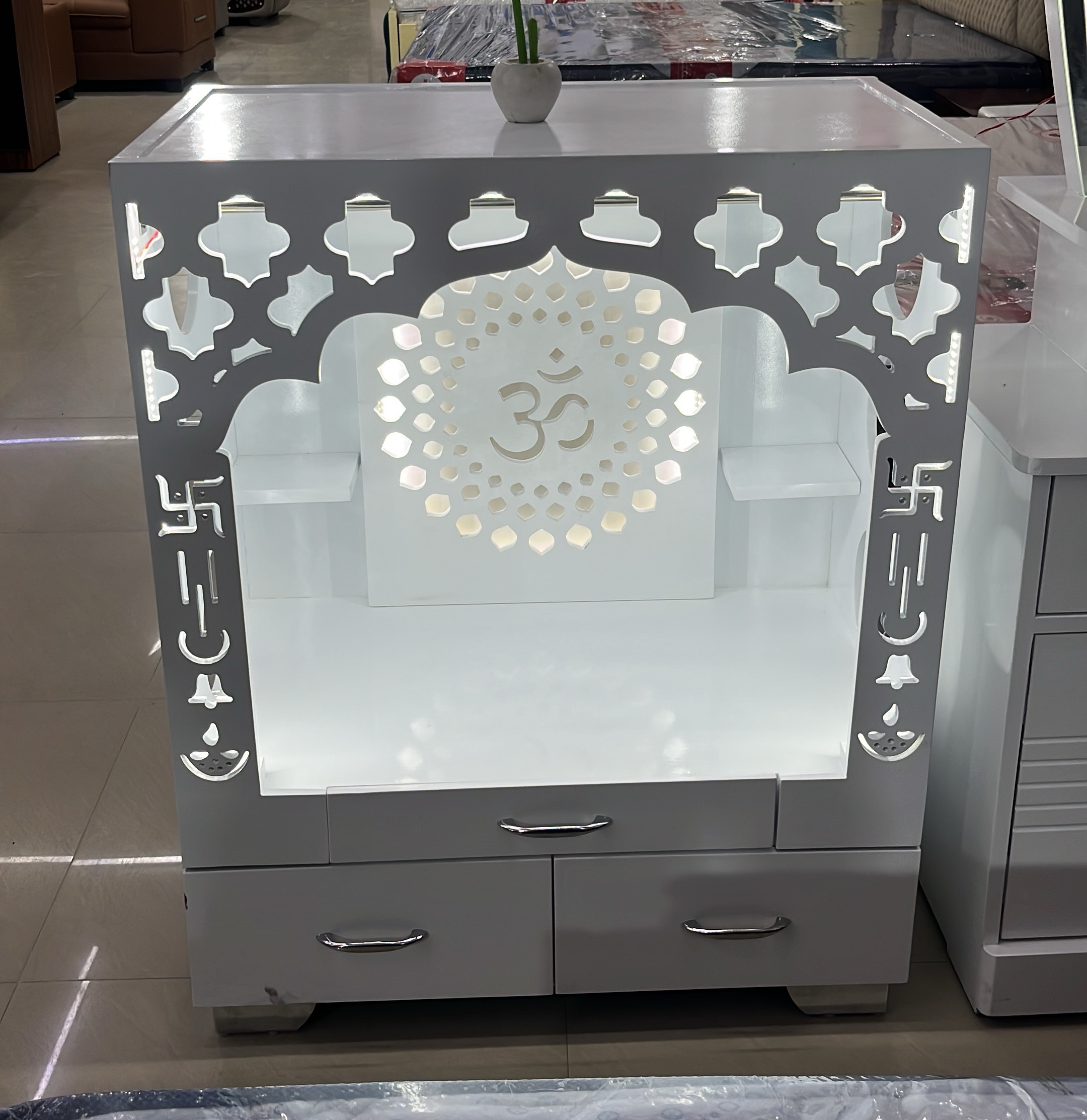 Home Wooden Temple - No Mdf Or Wngineering Wood view 2