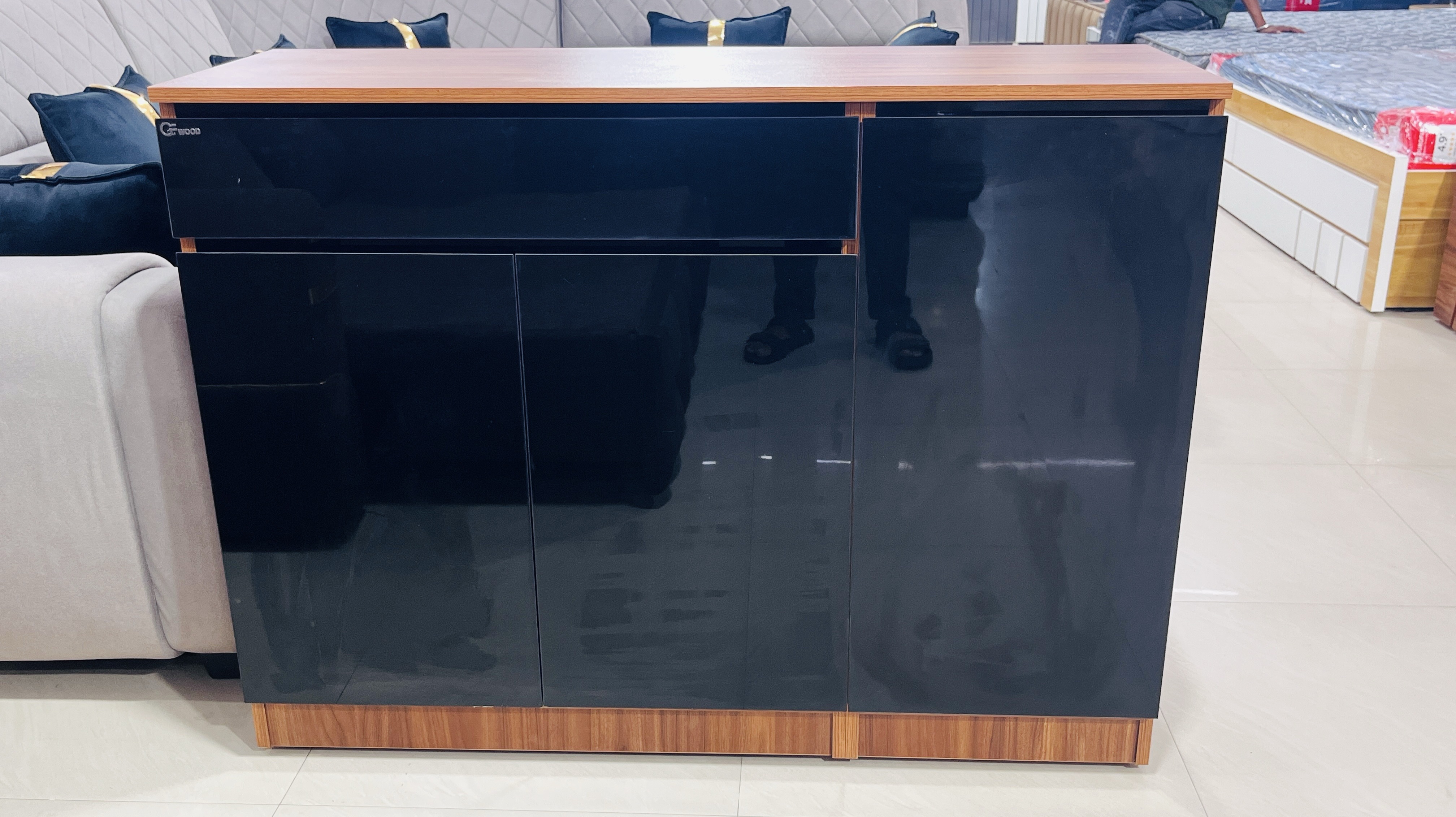 G Wood Storage Cabinet view 2
