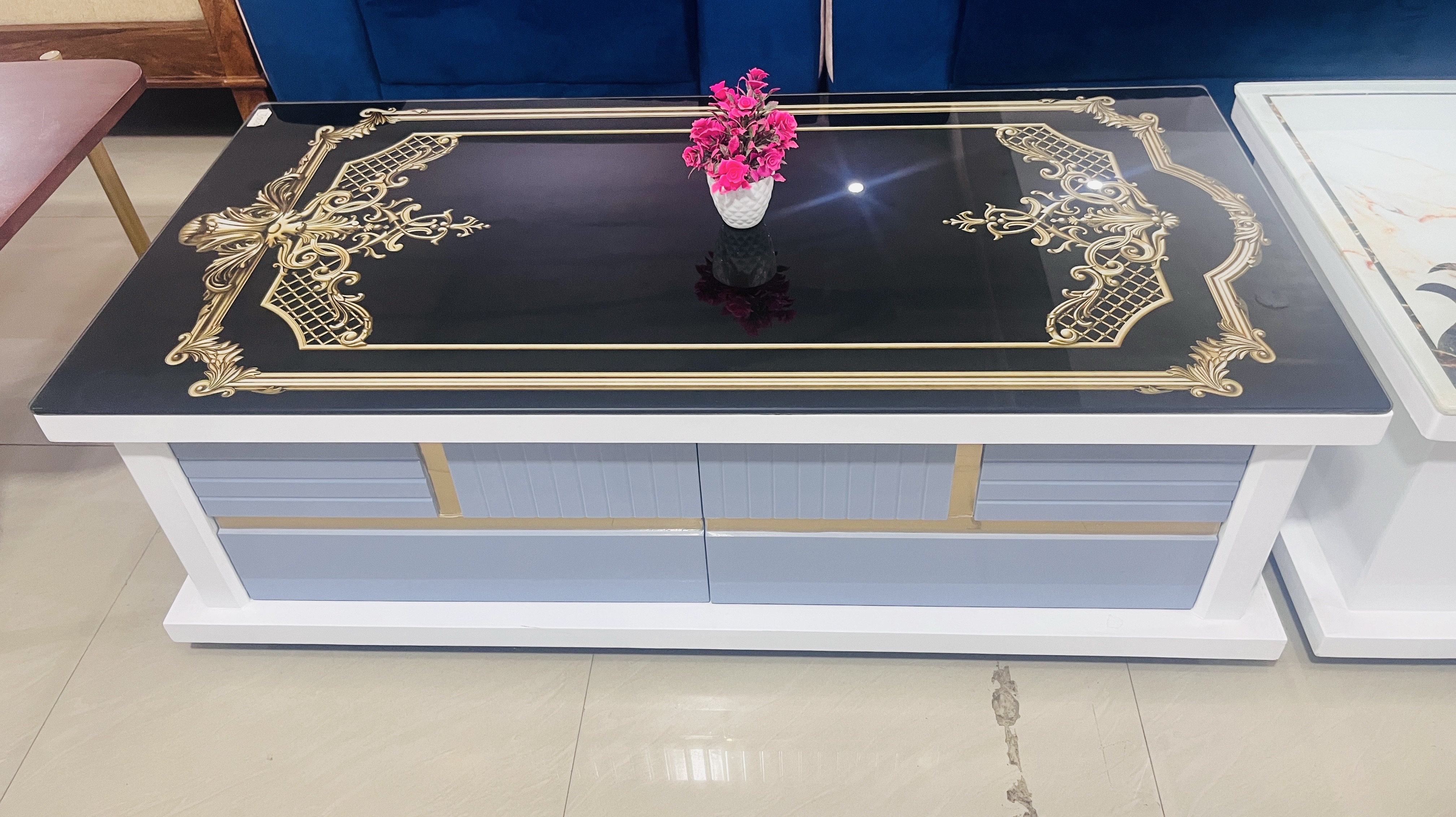 Elegant Decor Centre Table Wooden view 2