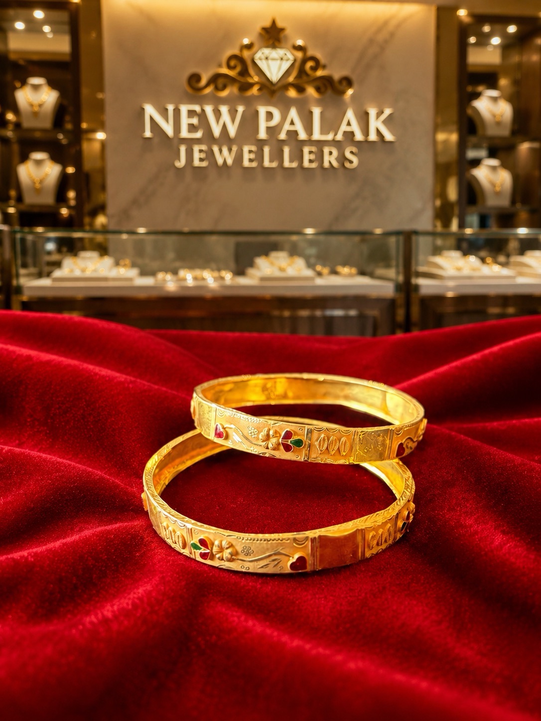 New Palak Gold Bangles