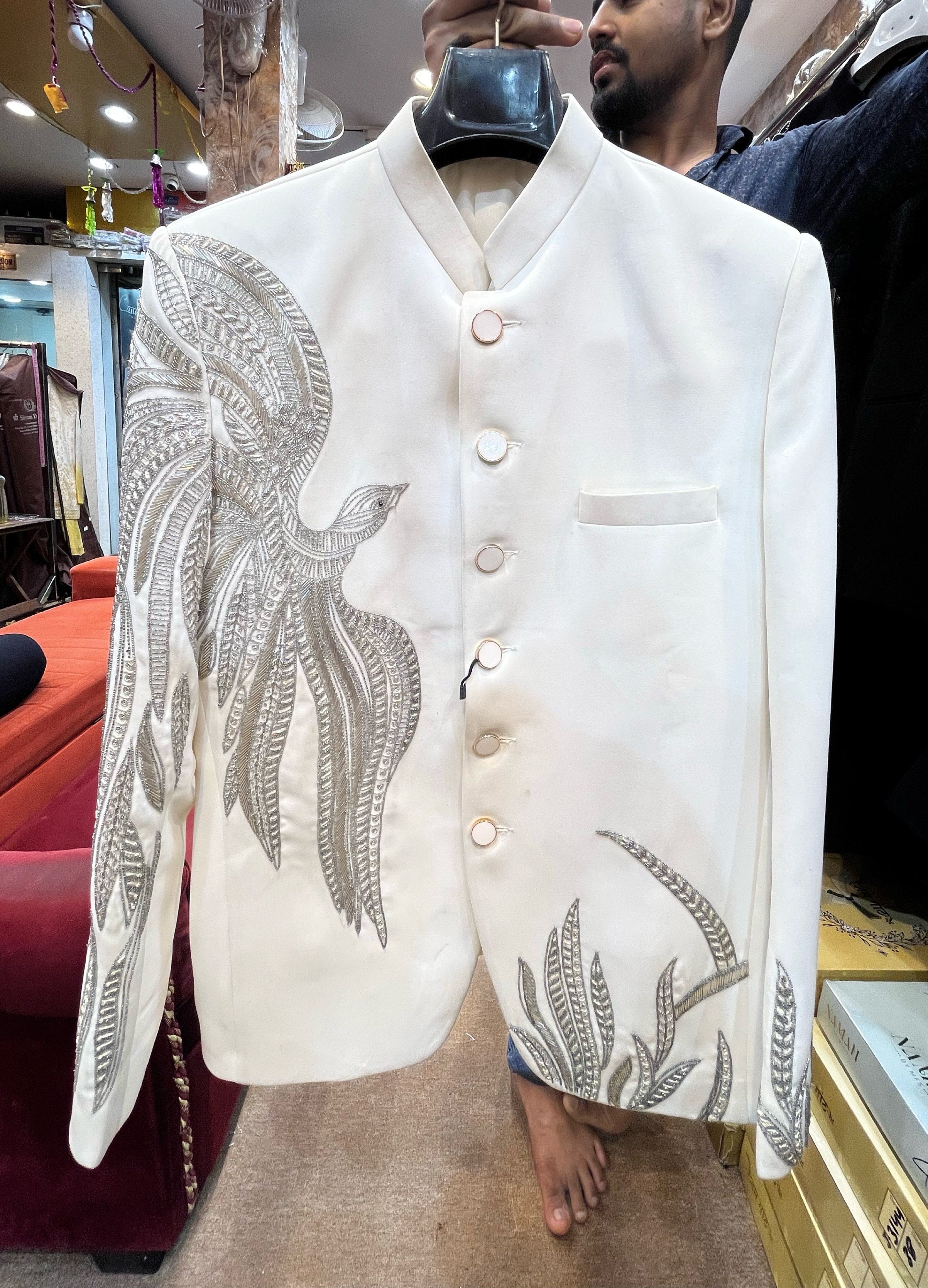 Embroidered Jodhpuri Jacket view 2