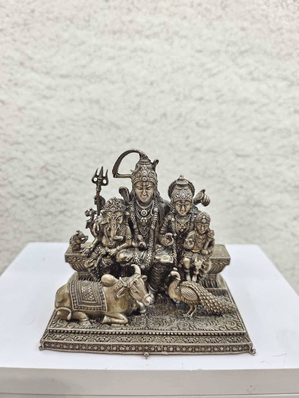Silver Shiv Parivar Pure 92.5 Silver Idol view 3