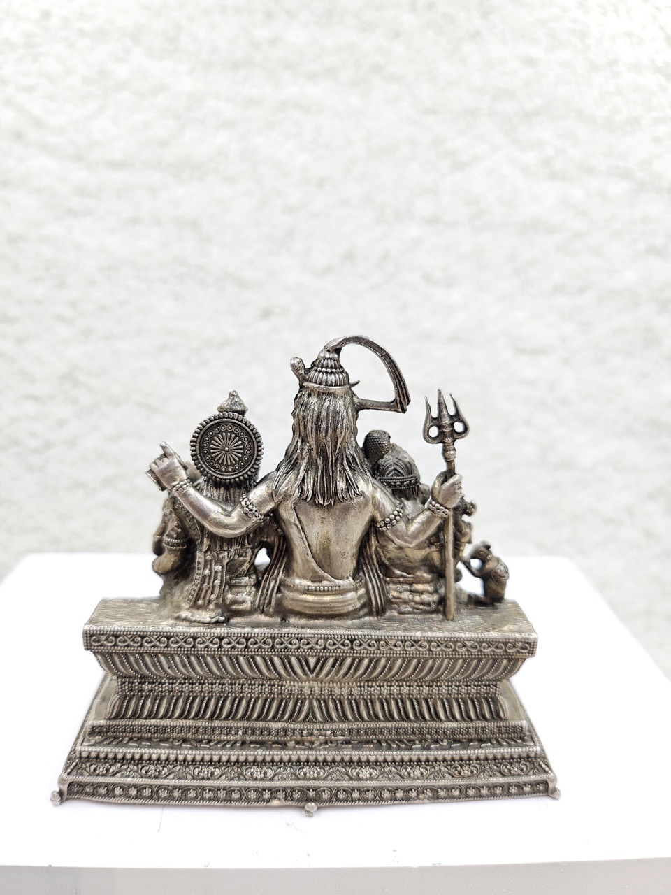 Silver Shiv Parivar Pure 92.5 Silver Idol view 4