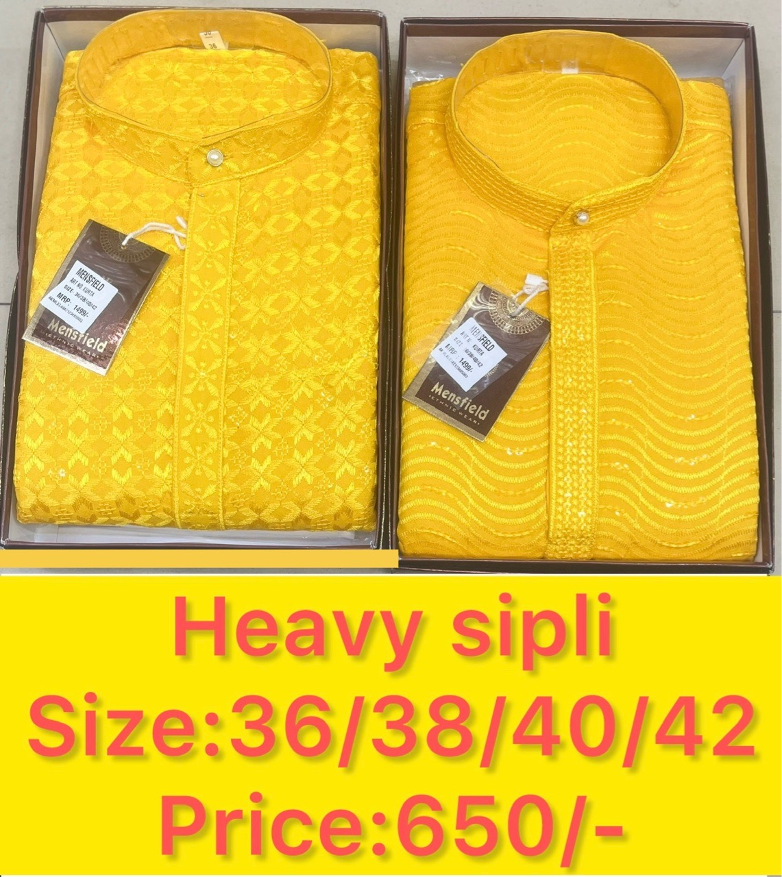 Heavy Sipli Kurta by Mensfield